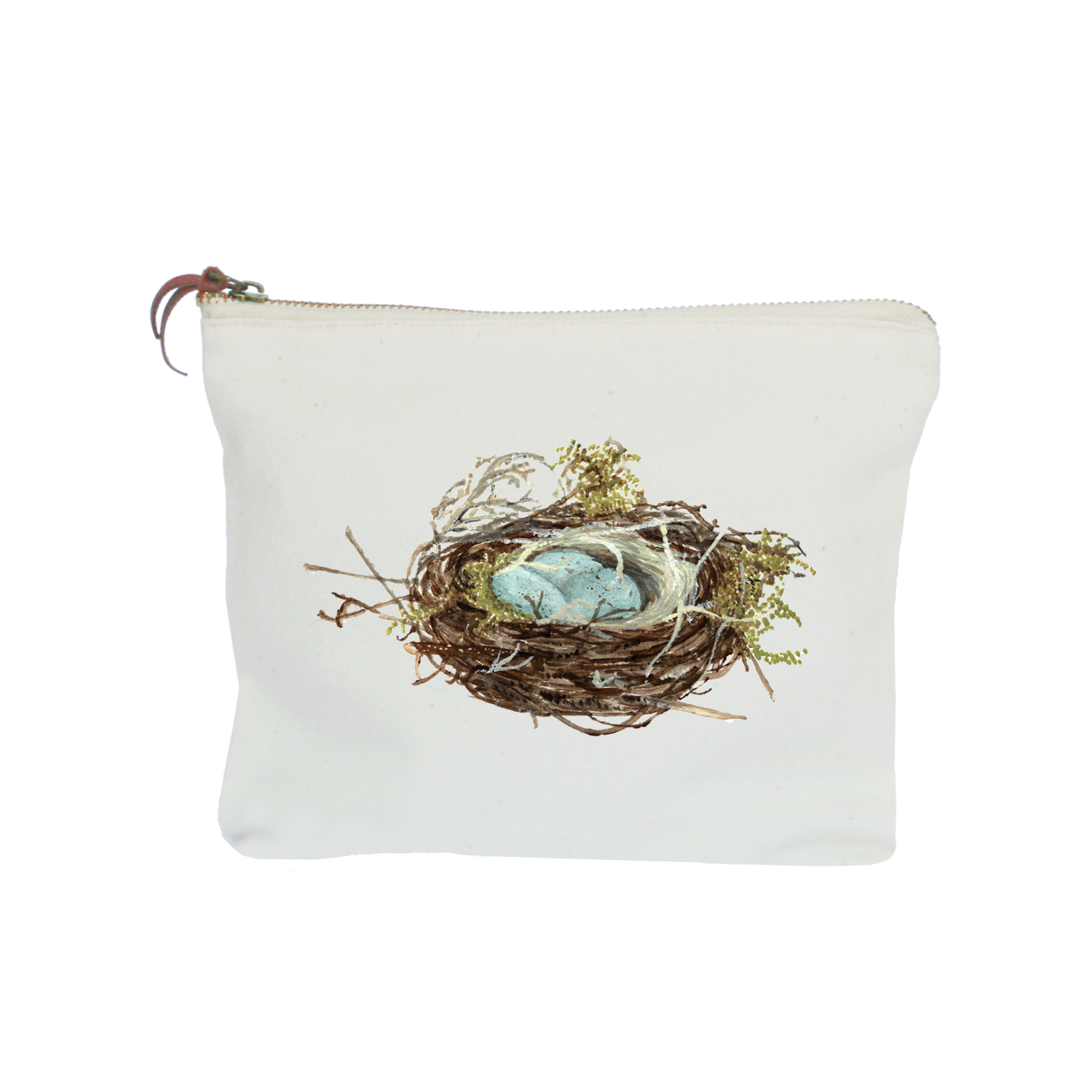 nest + three eggs zipper pouch