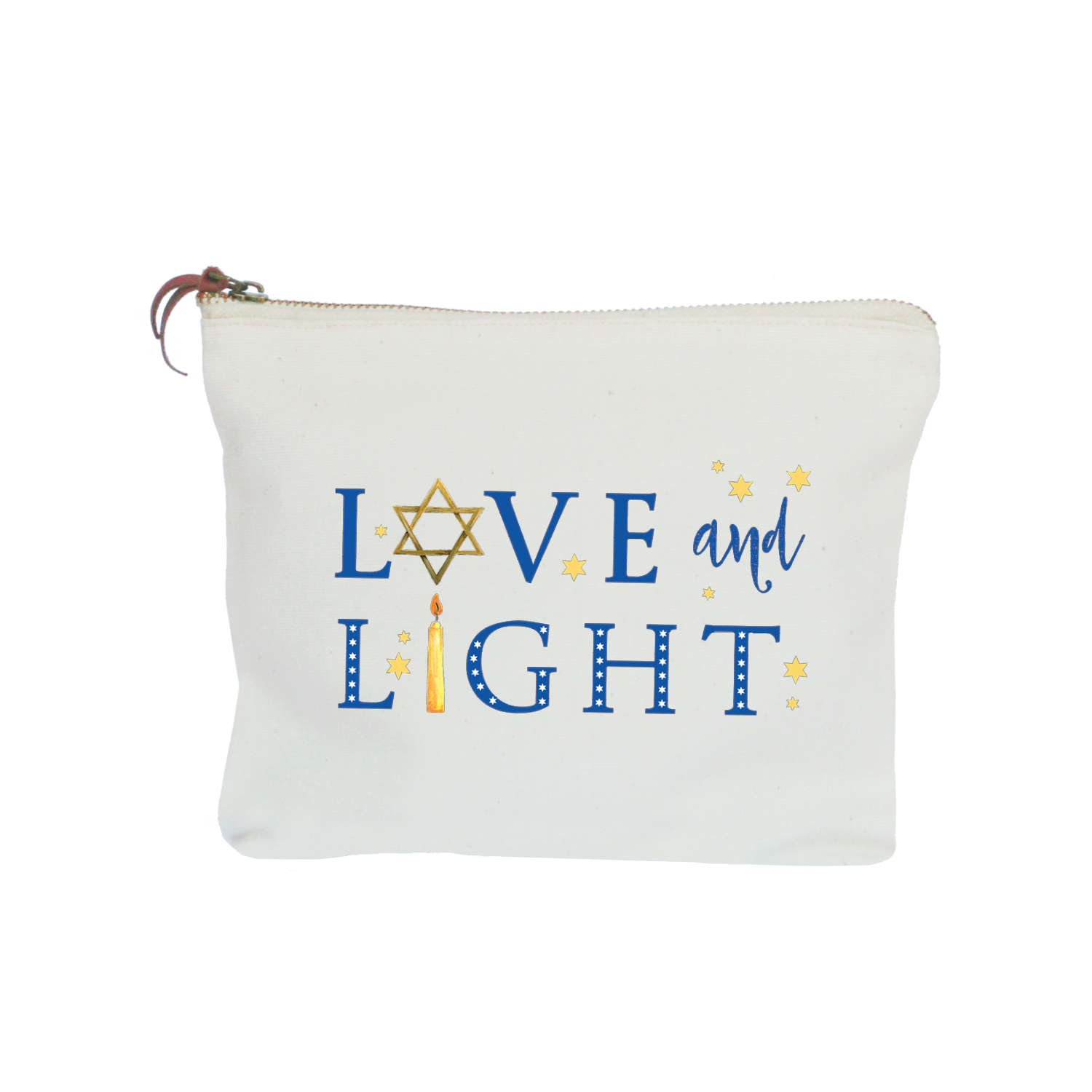 love and light zipper pouch
