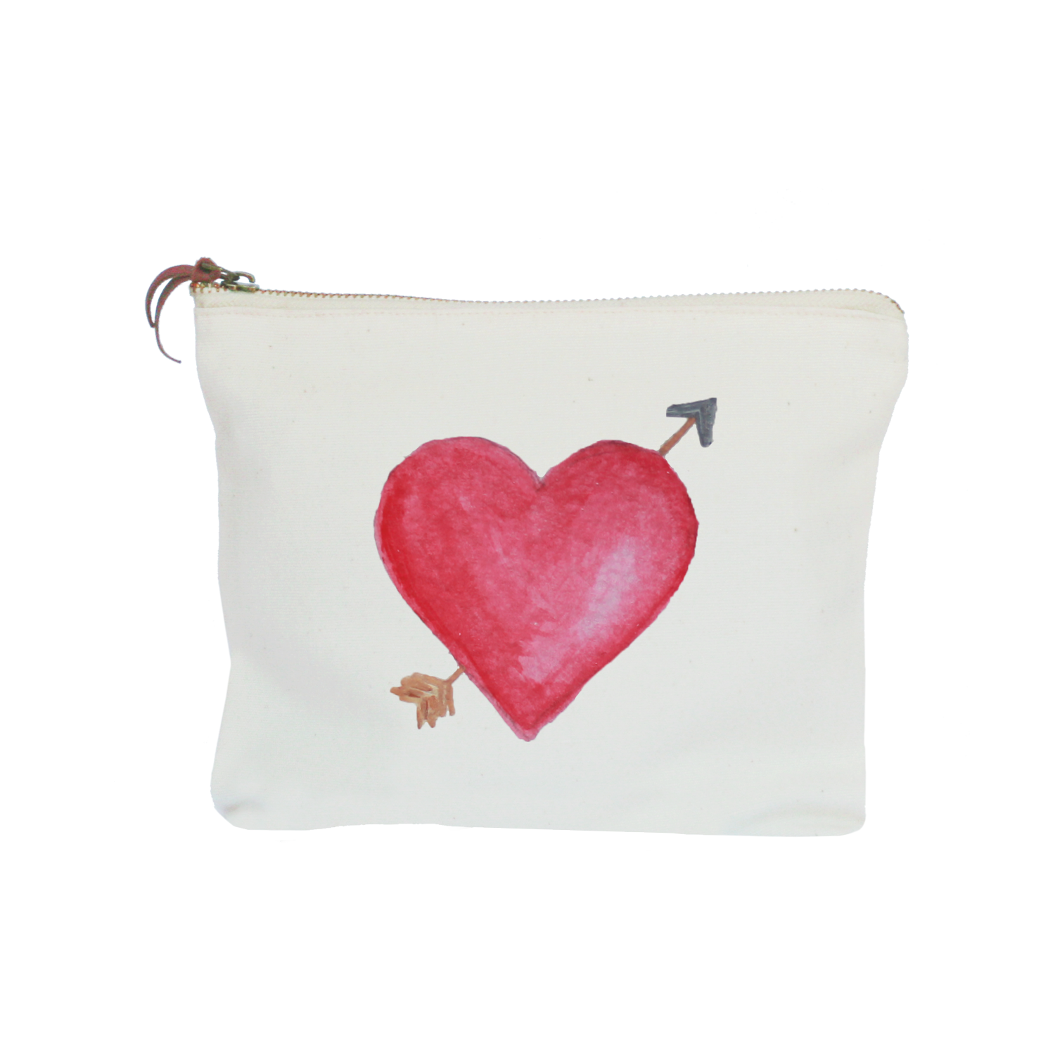 cupid's arrow zipper pouch
