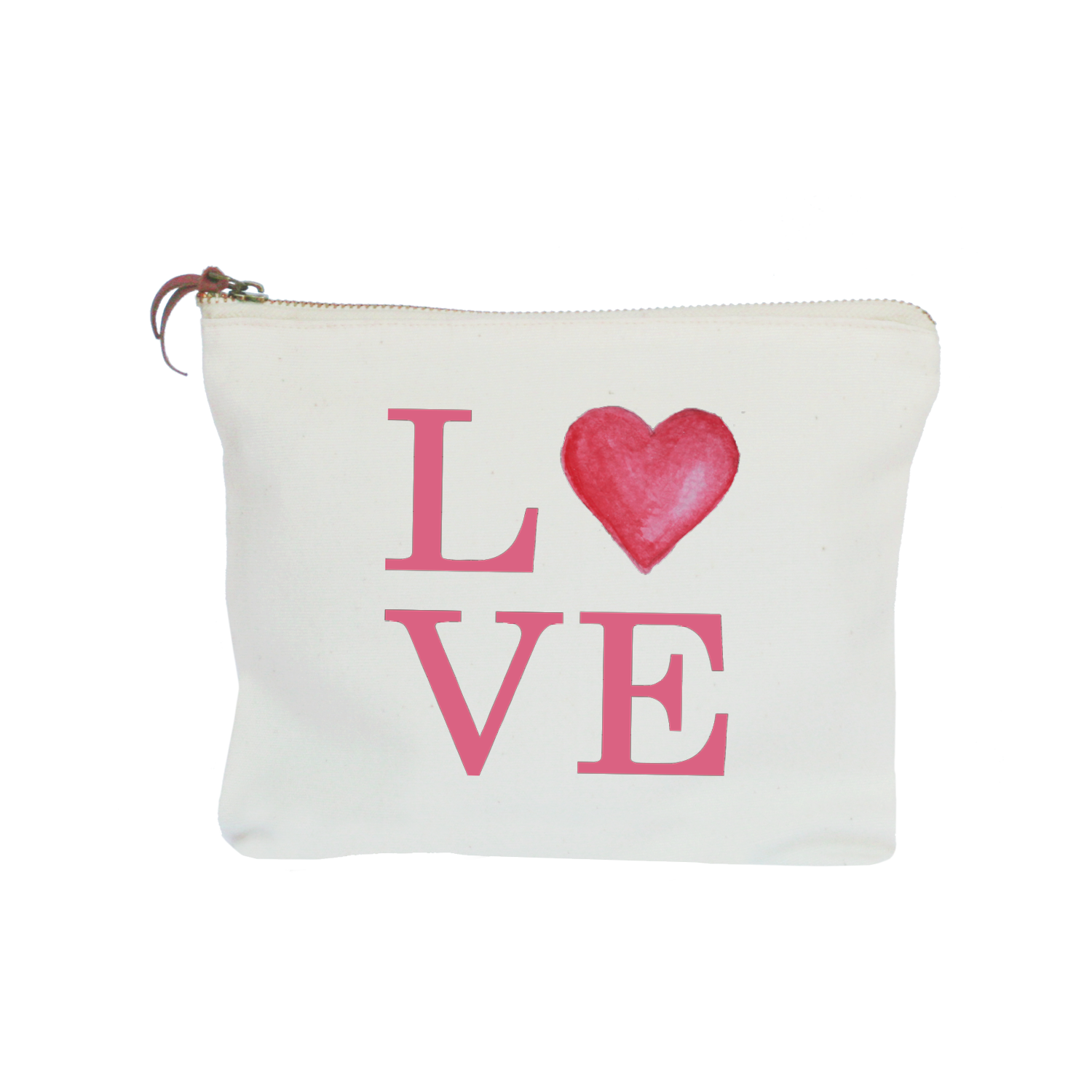 love love zipper pouch