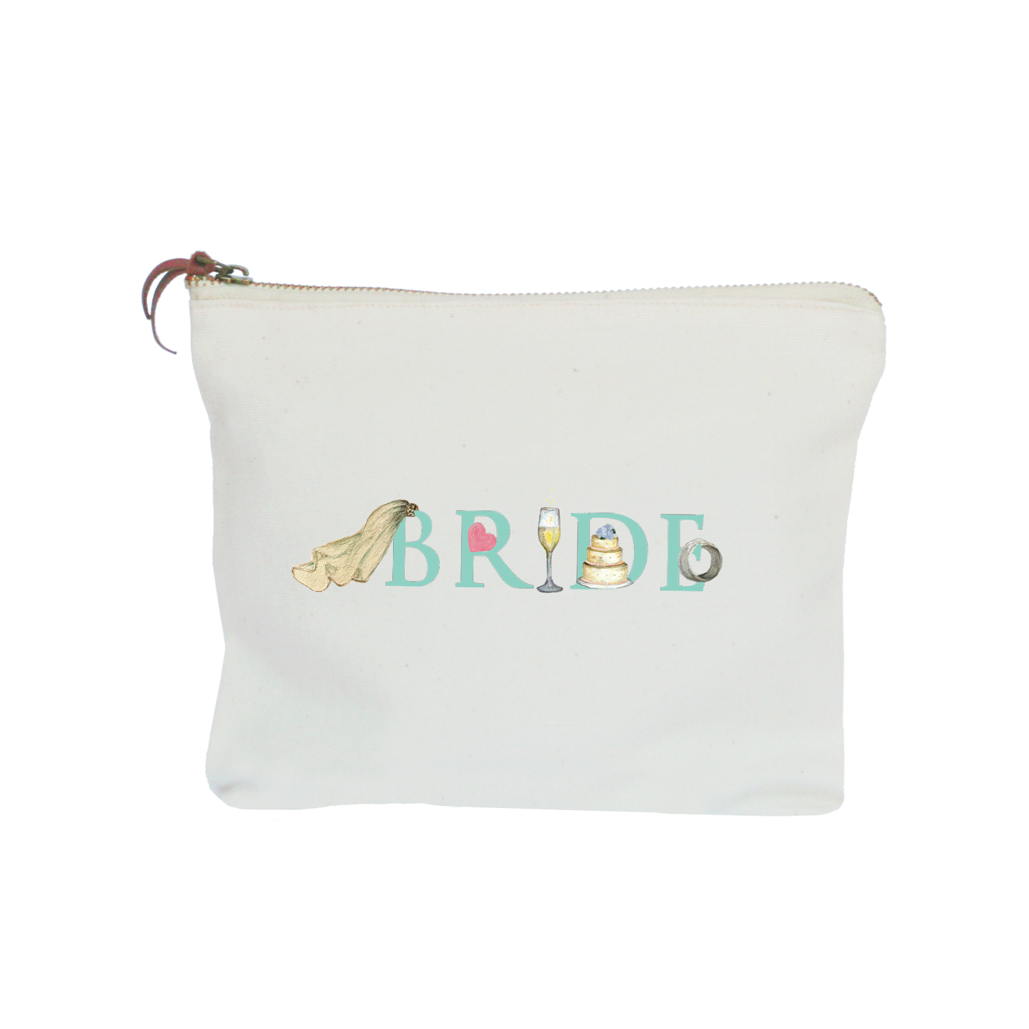 bride illu-stated zipper pouch