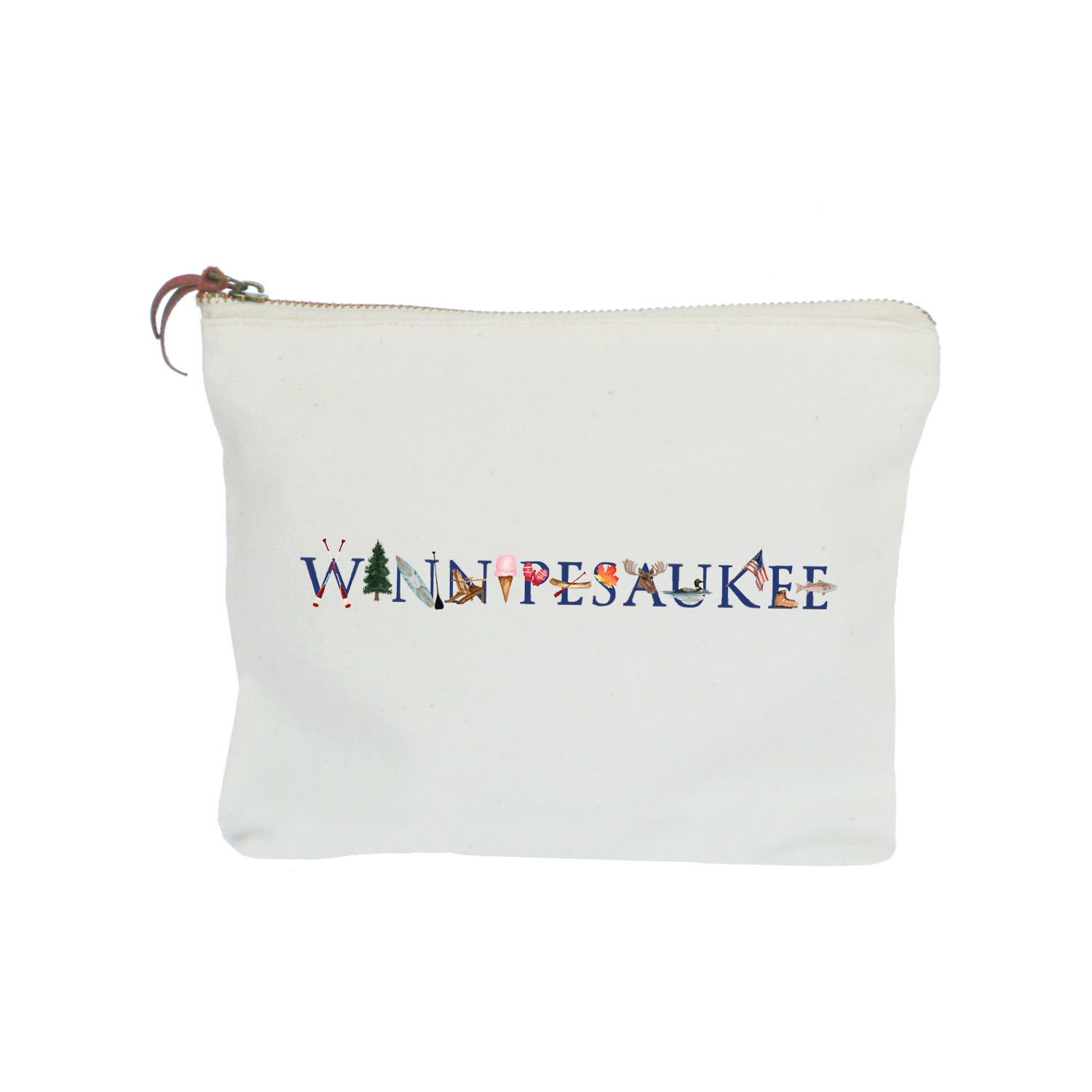 winnipesaukee zipper pouch