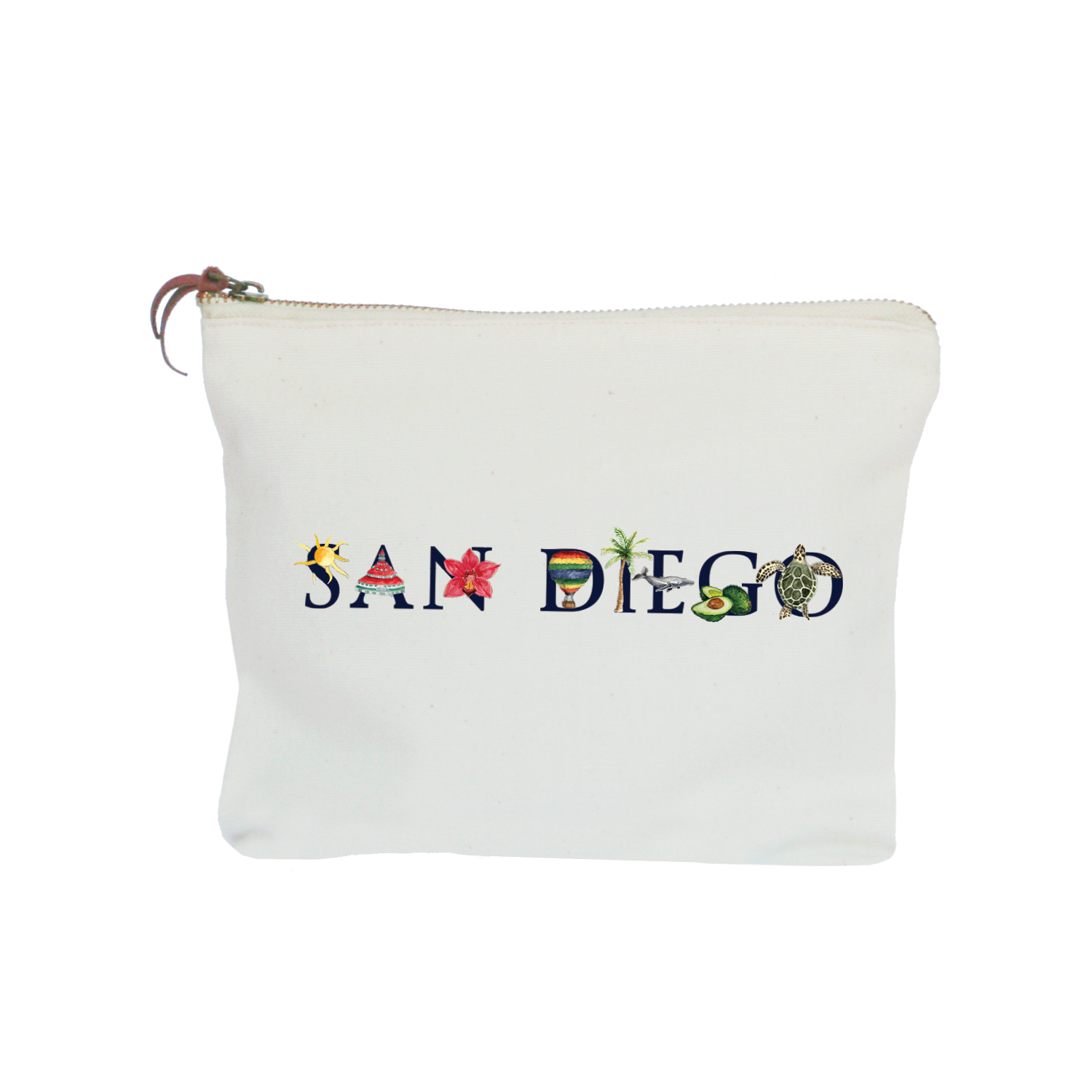 san diego zipper pouch