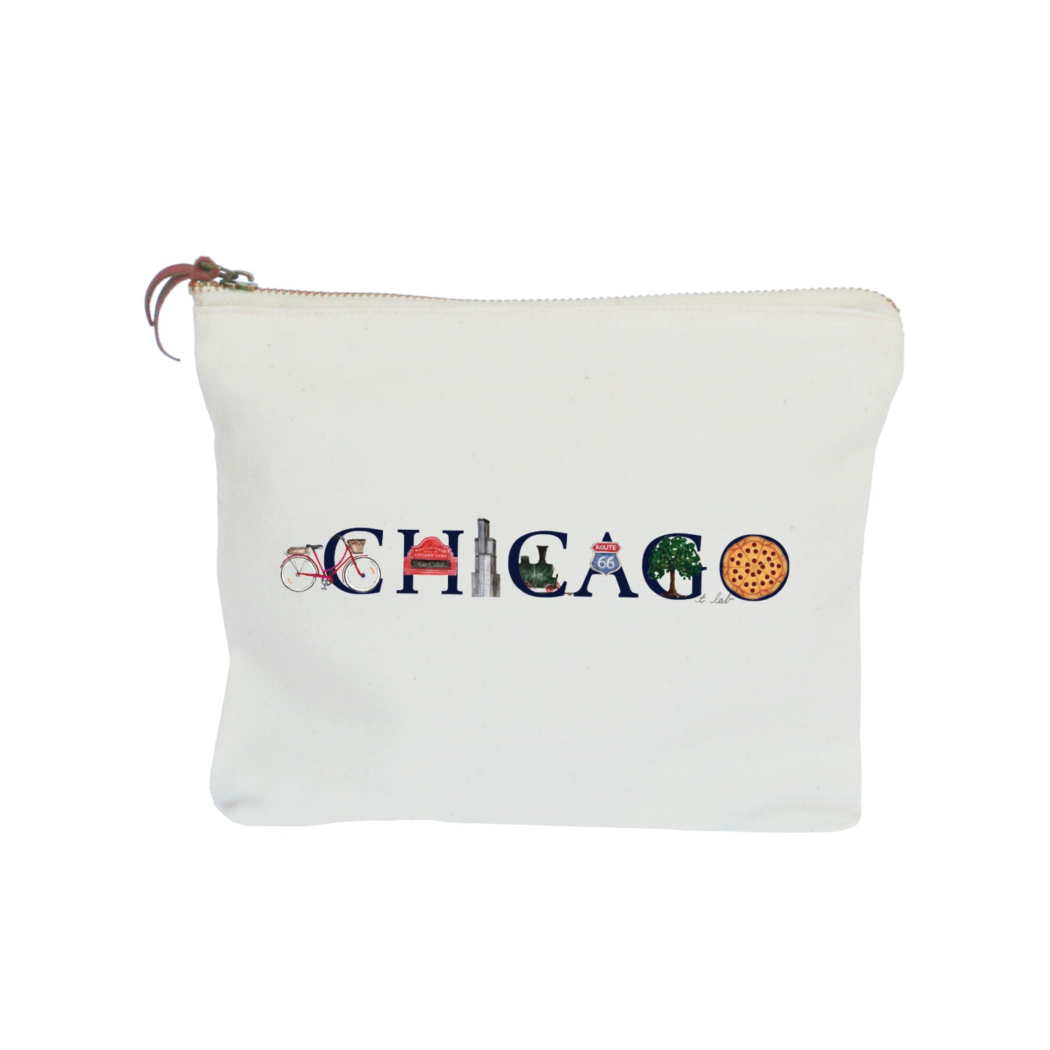 chicago zipper pouch
