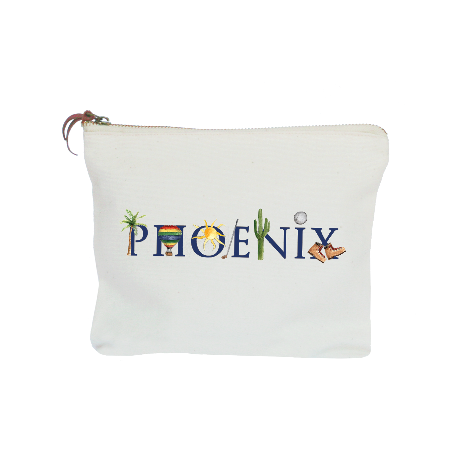 phoenix zipper pouch