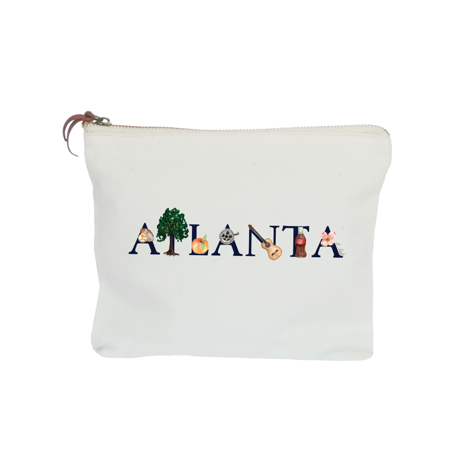 atlanta zipper pouch