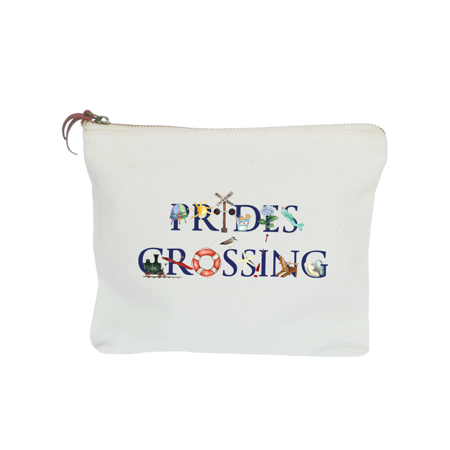 prides crossing zipper pouch