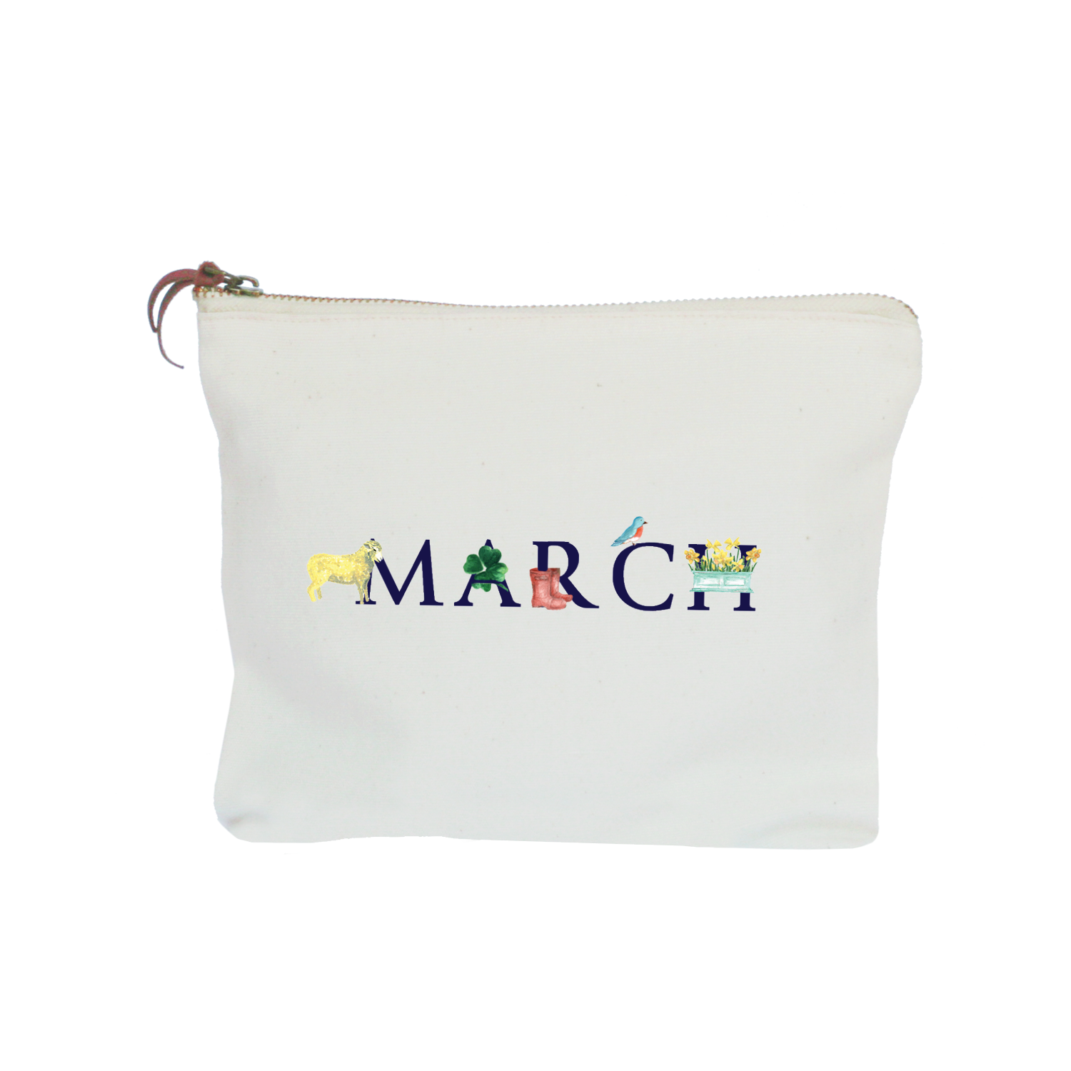 march zipper pouch