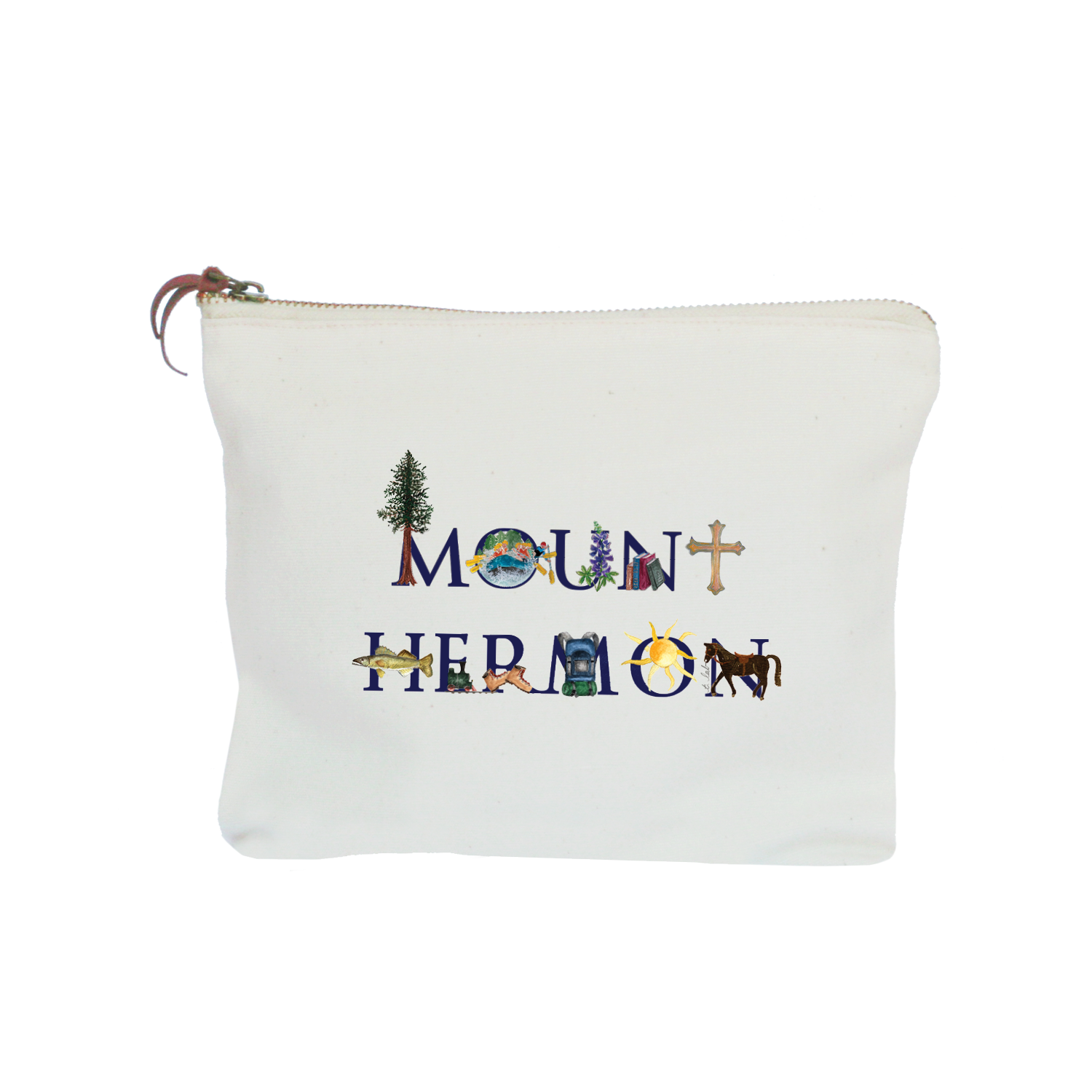 mount hermon zipper pouch