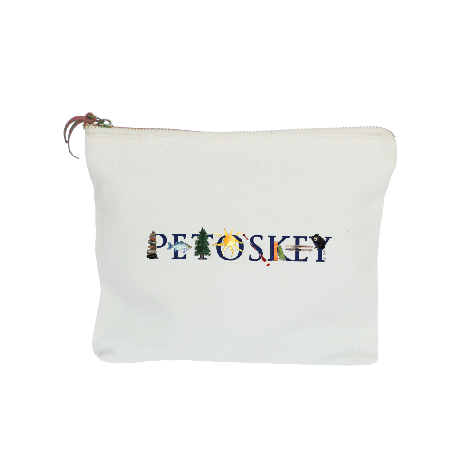 petoskey zipper pouch