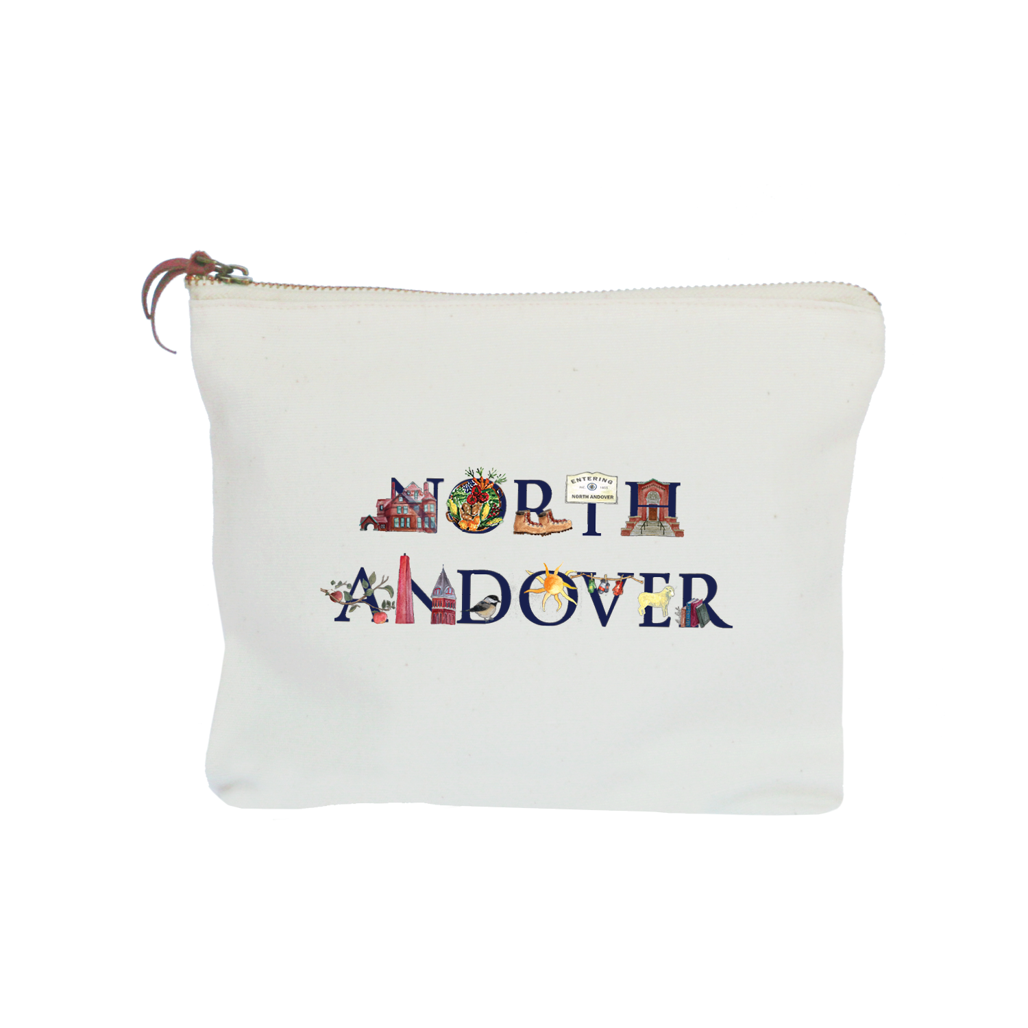 north andover zipper pouch