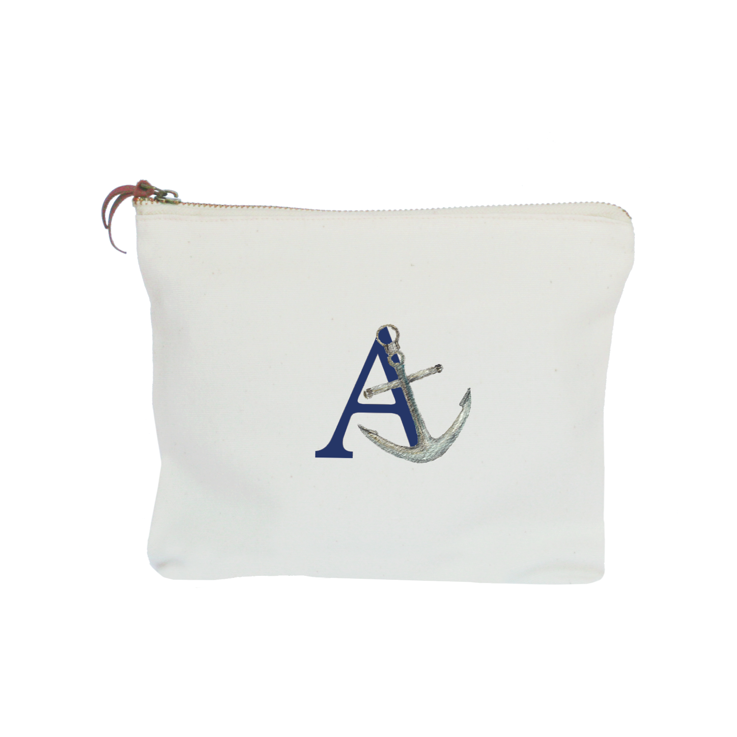 nautical alphabet - A zipper pouch