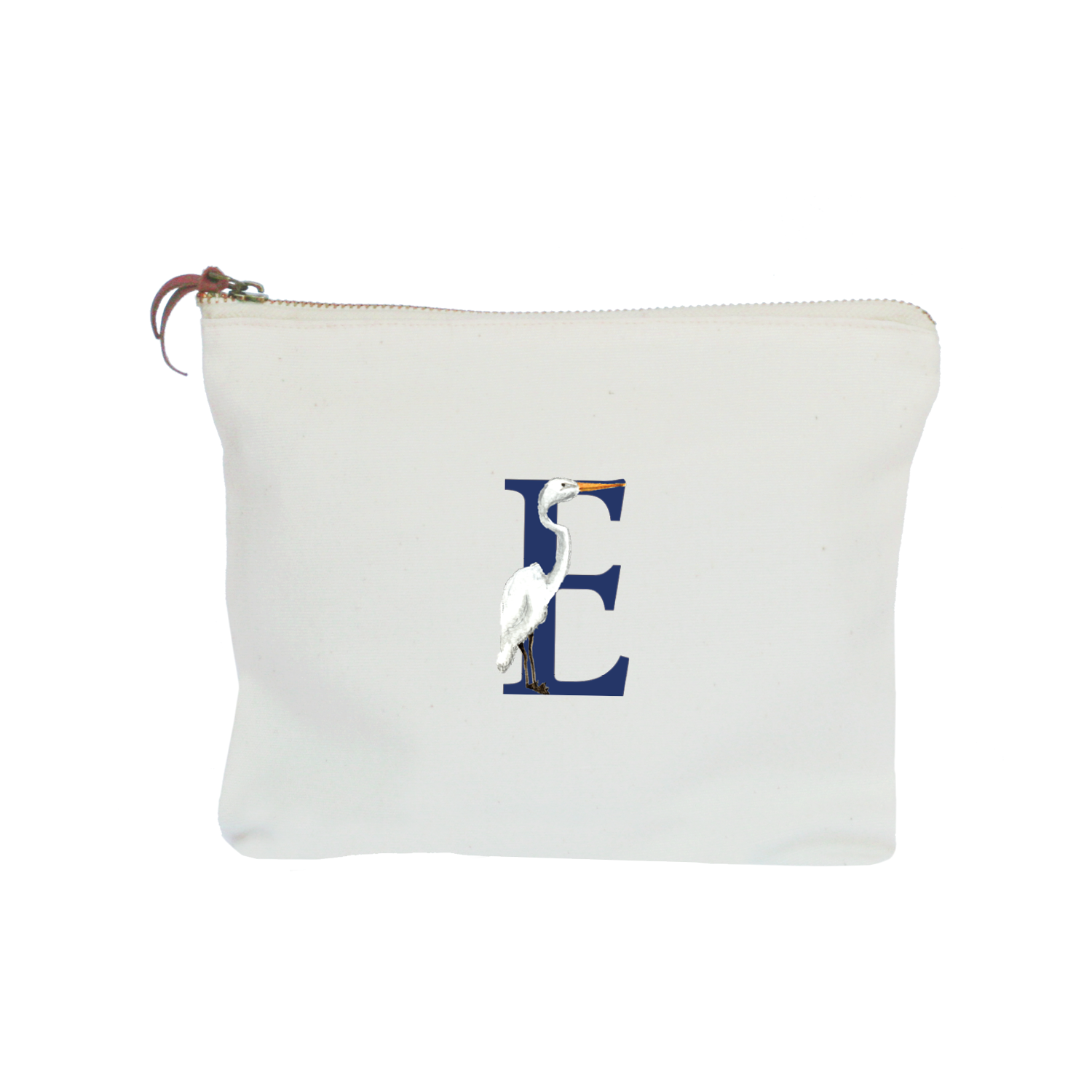 nautical alphabet - E zipper pouch