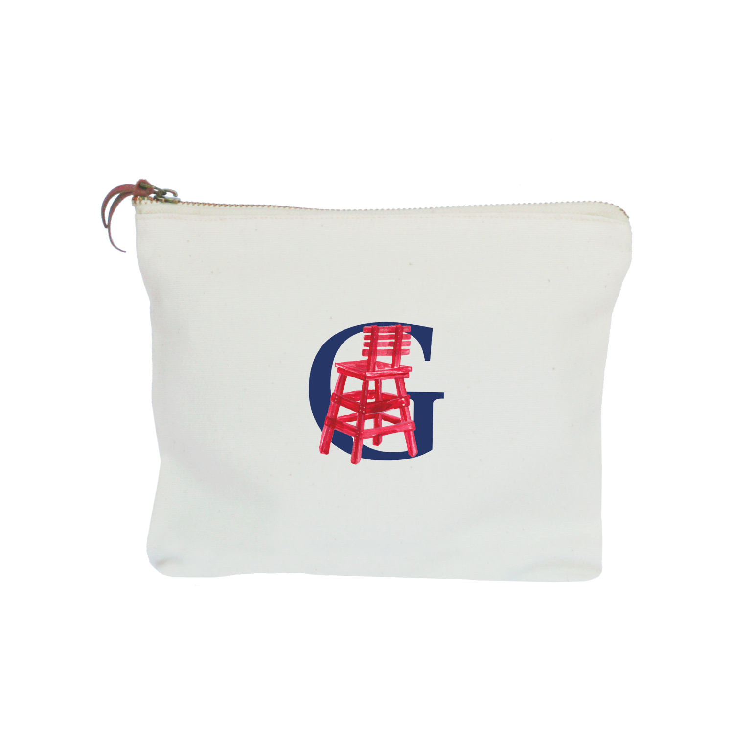 nautical alphabet - G zipper pouch