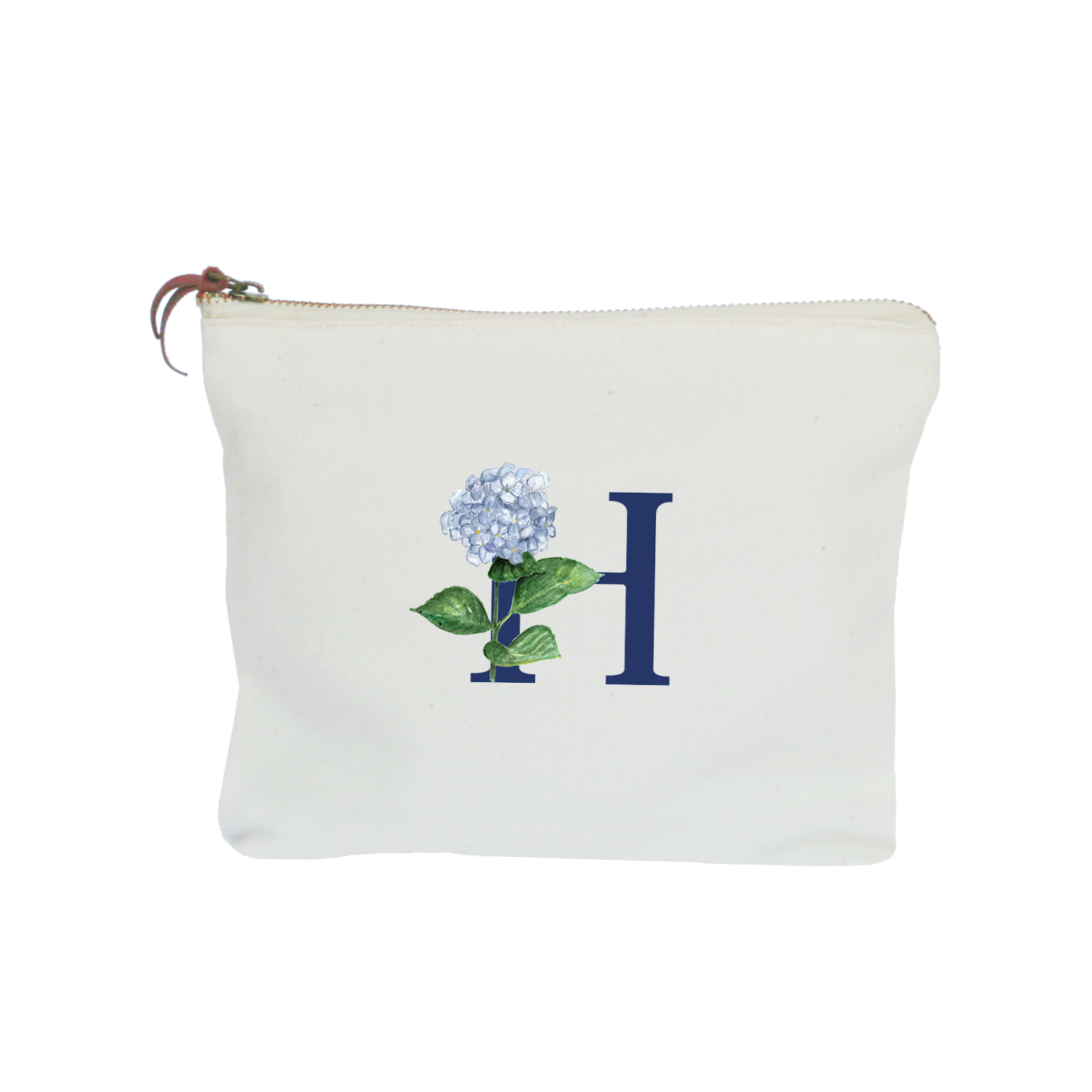 nautical alphabet - H zipper pouch