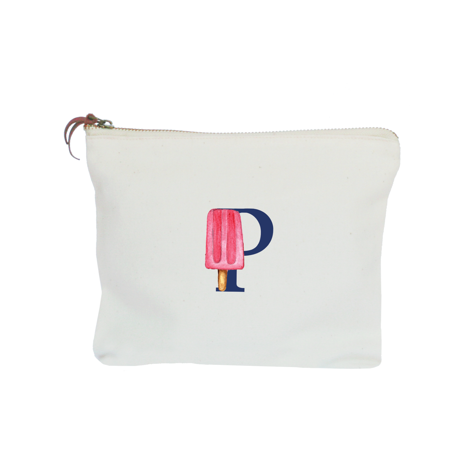 nautical alphabet - P zipper pouch