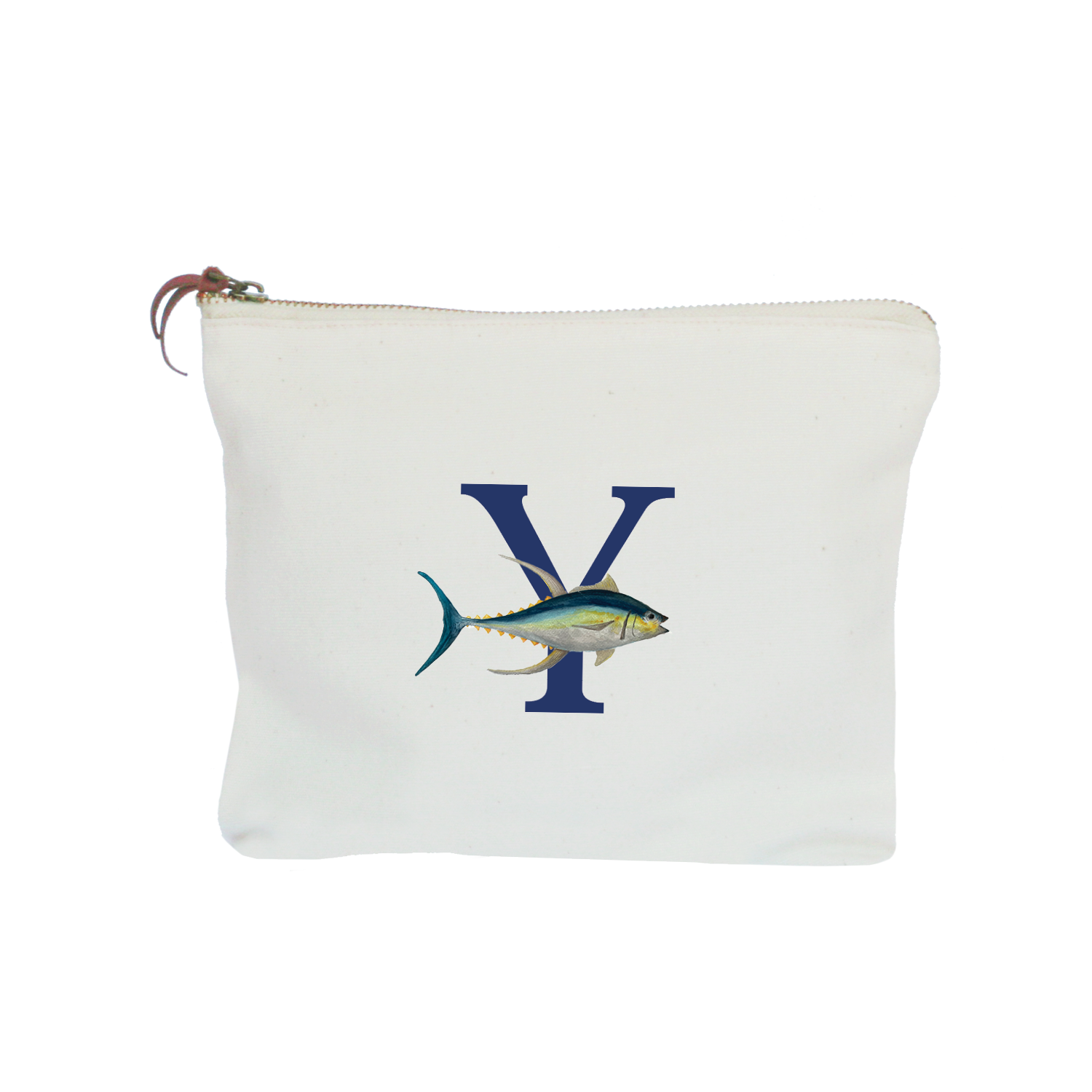 nautical alphabet - Y zipper pouch