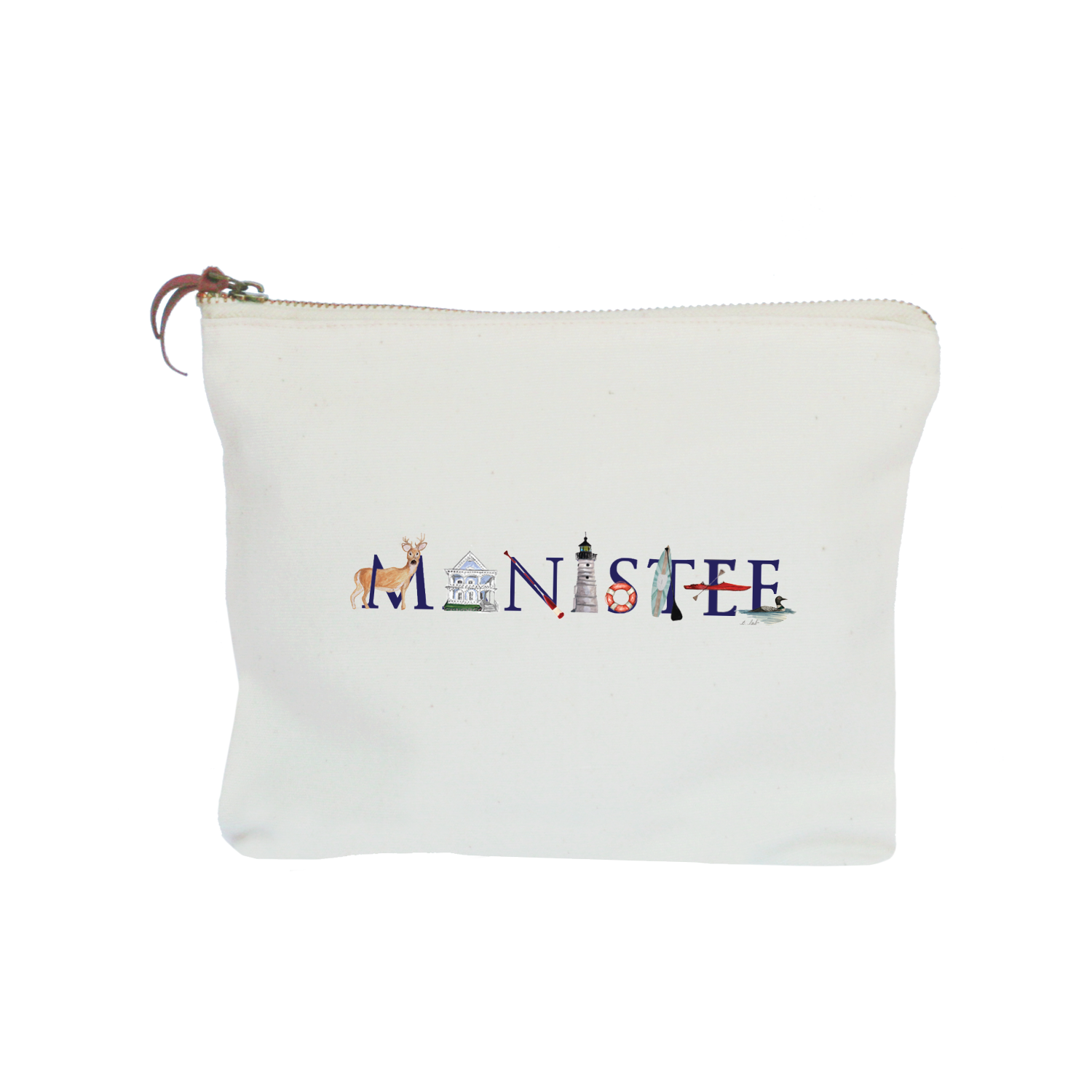 manistee zipper pouch