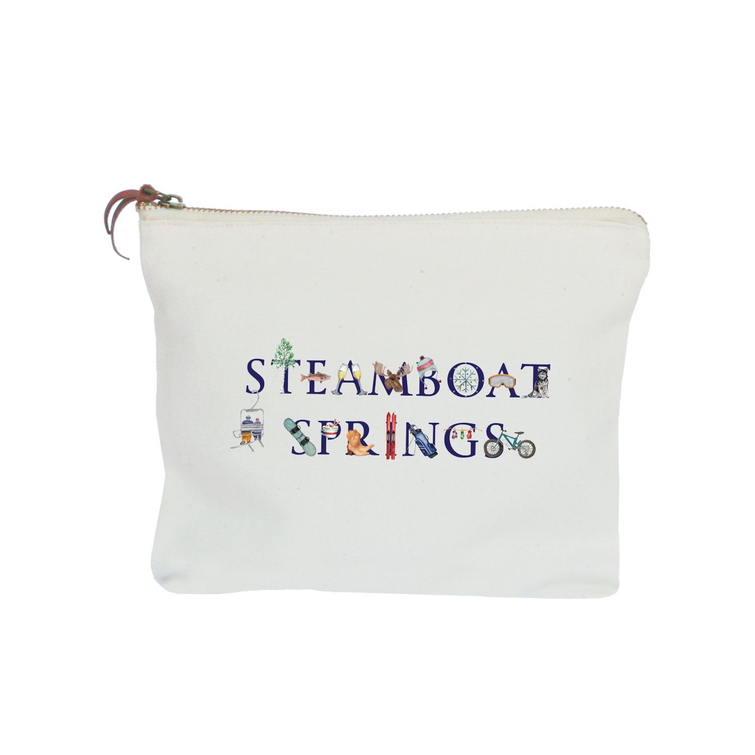 steamboat springs zipper pouch