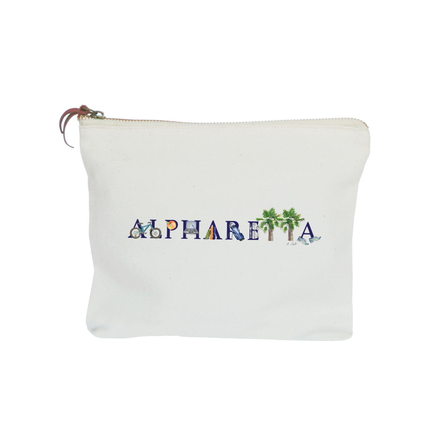 alpharetta zipper pouch