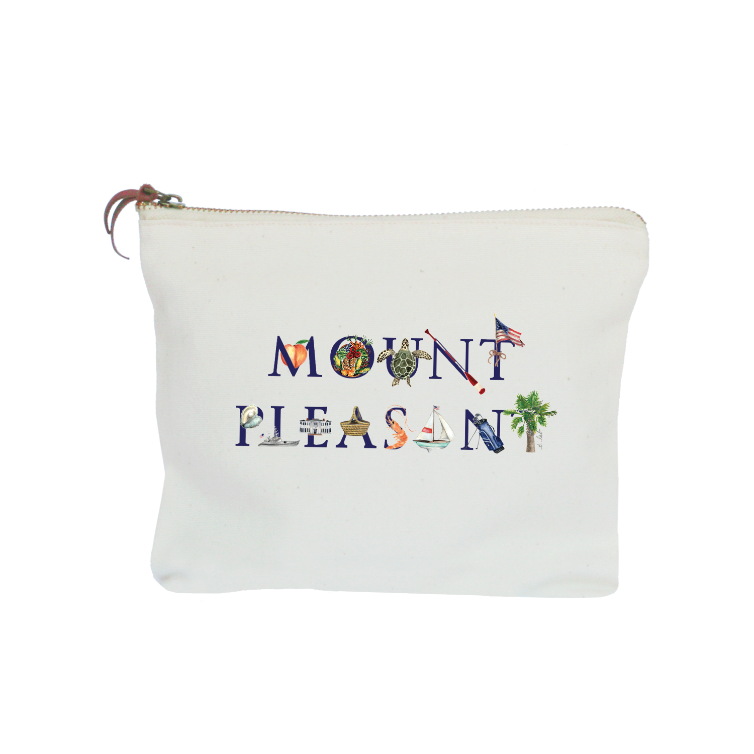mount pleasant zipper pouch