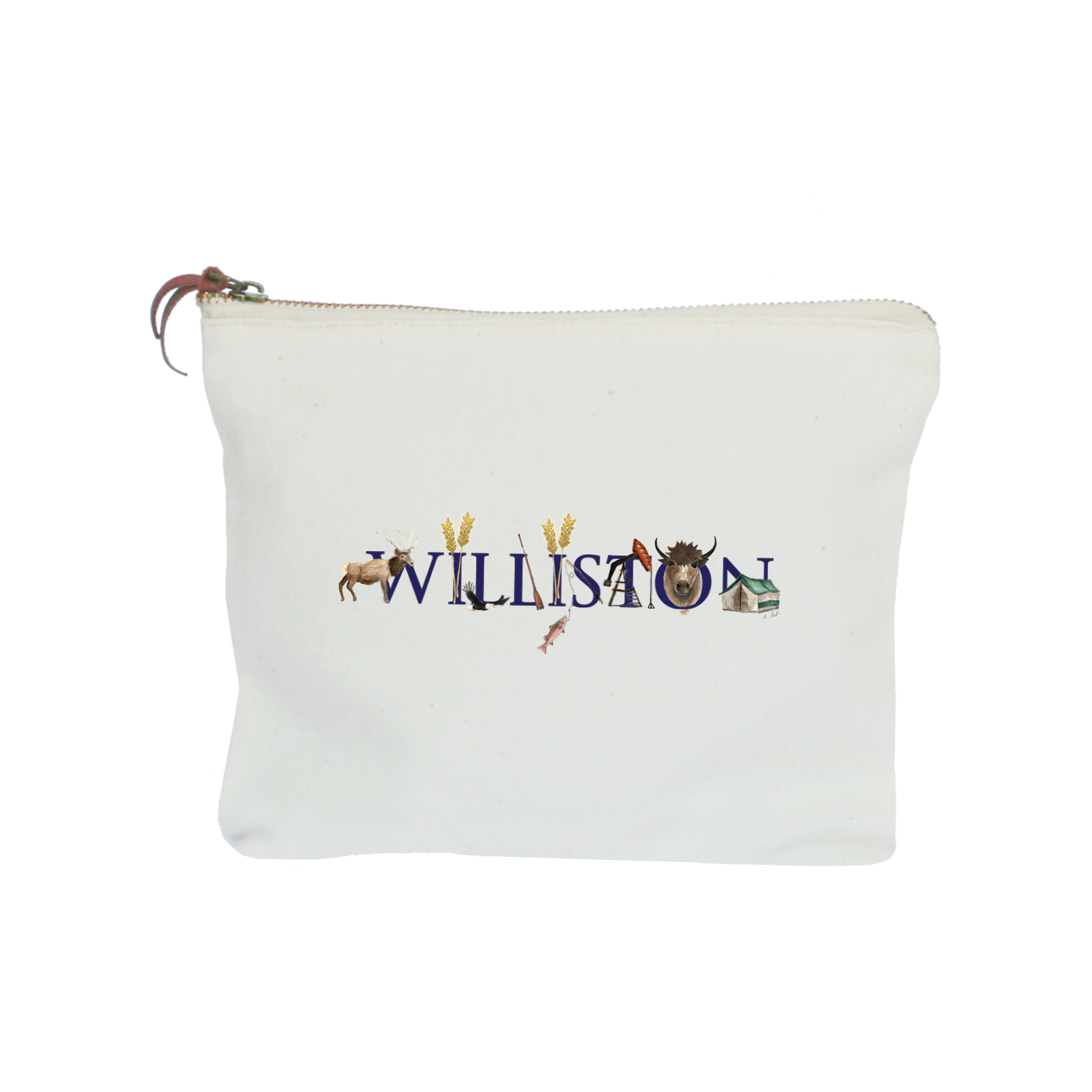 williston nd zipper pouch