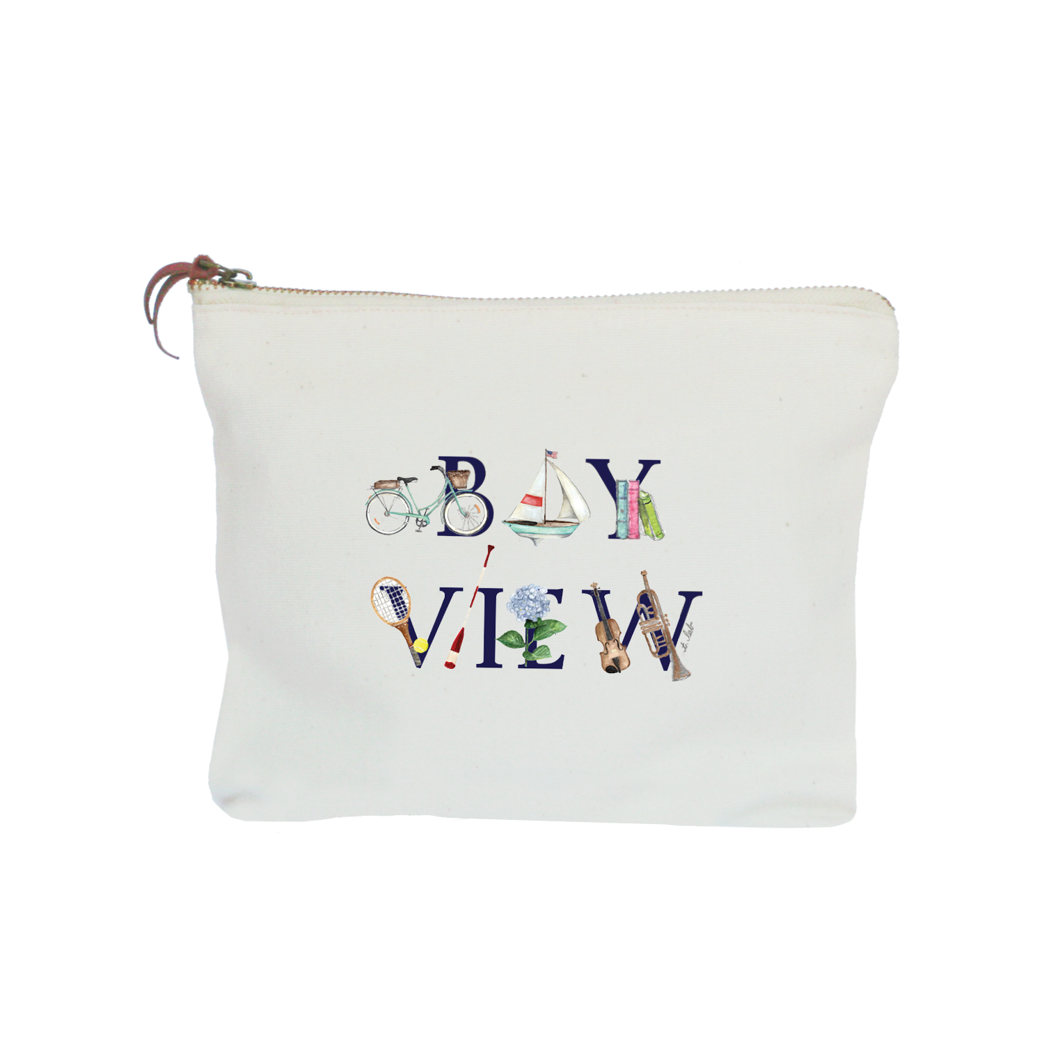 bay view mi zipper pouch