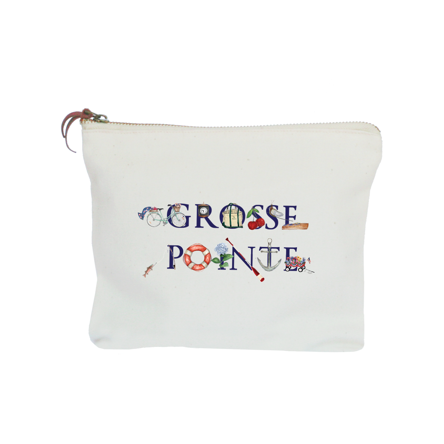 grosse pointe zipper pouch