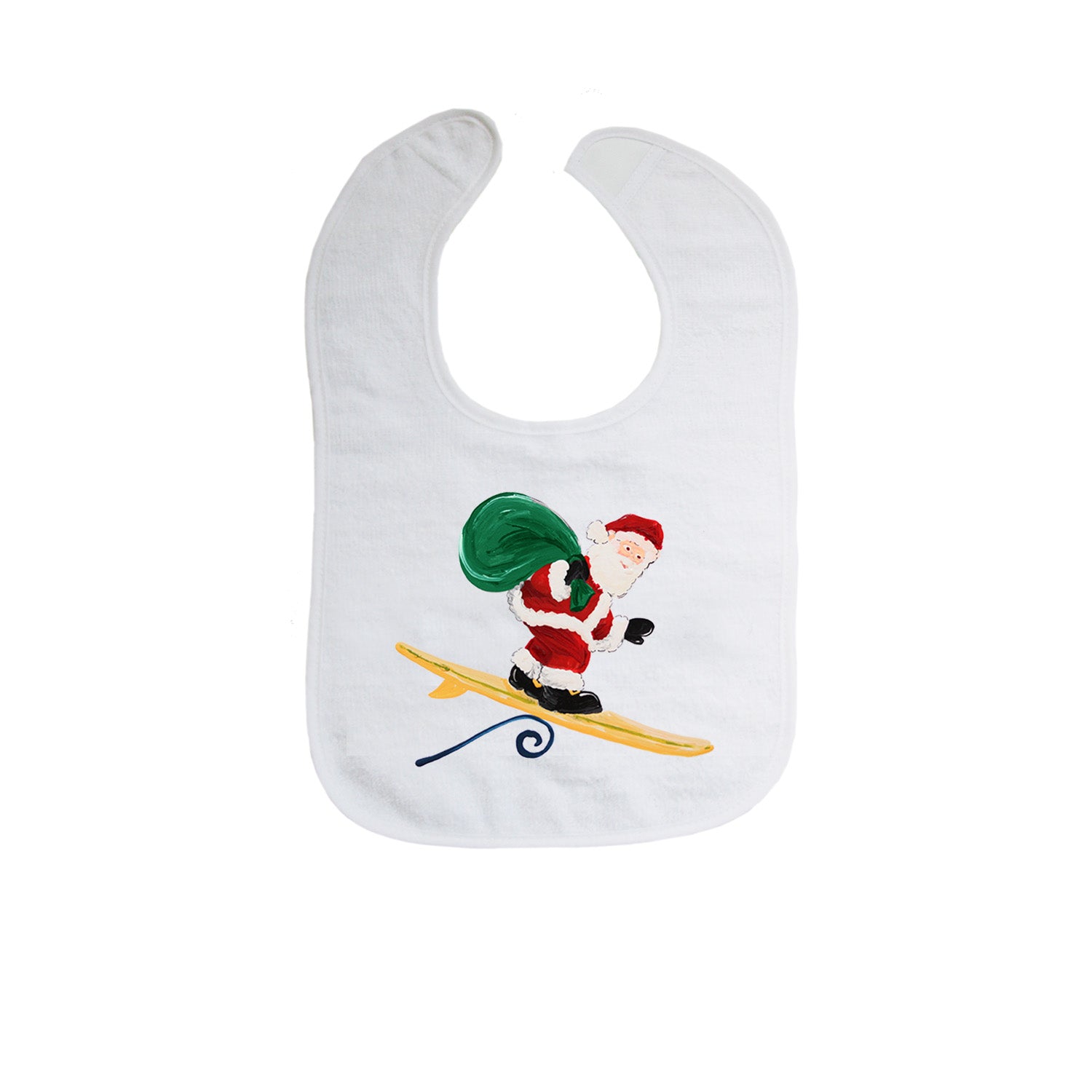 surfing santa bib