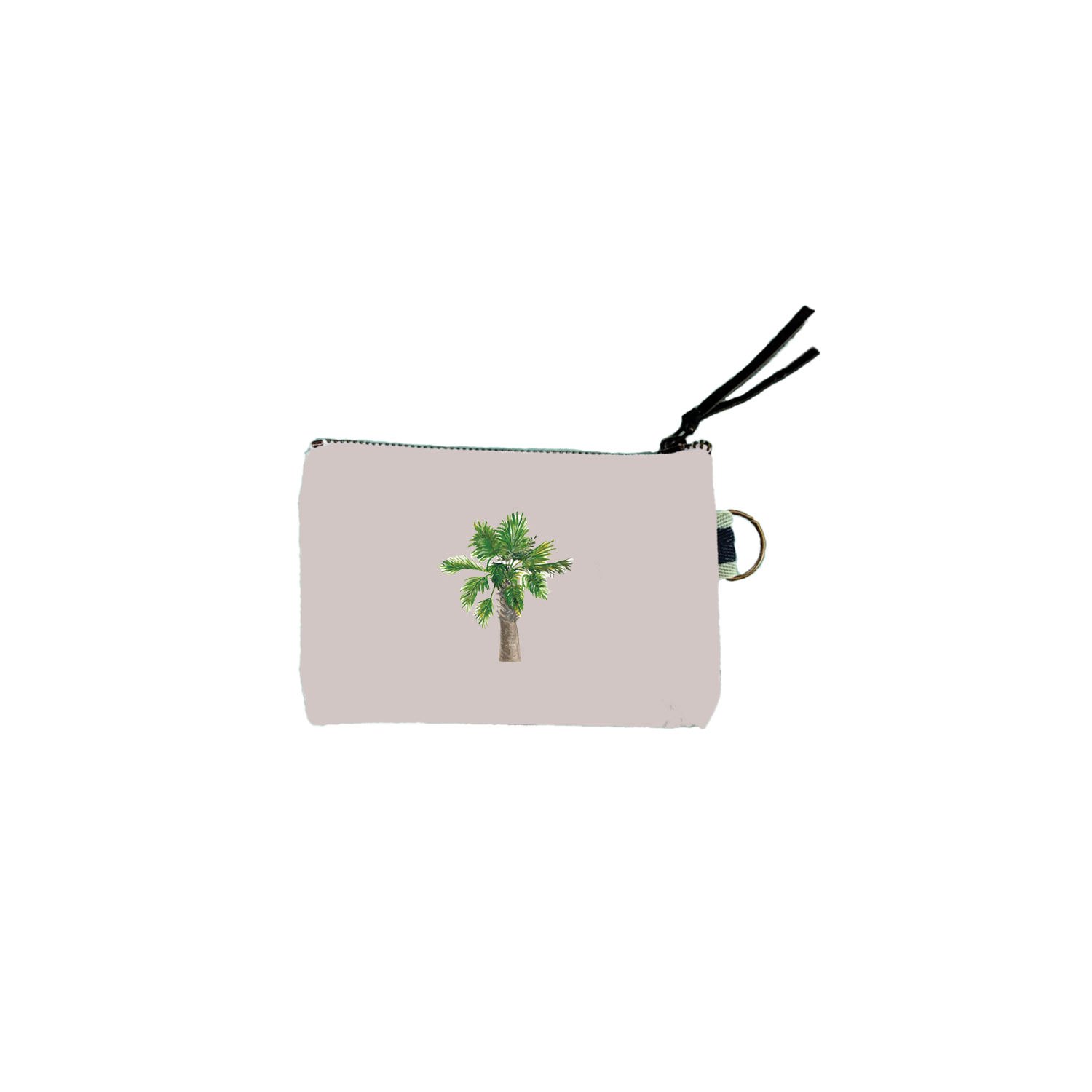 palmetto palm tree mini zip