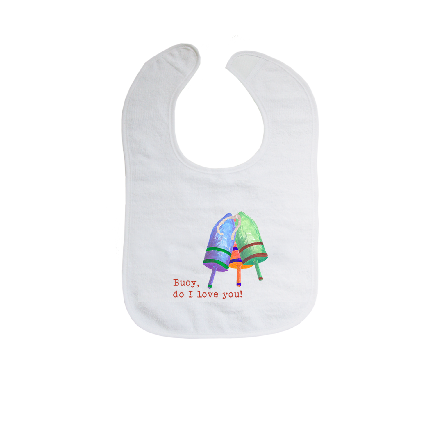 buoy do i love you bib