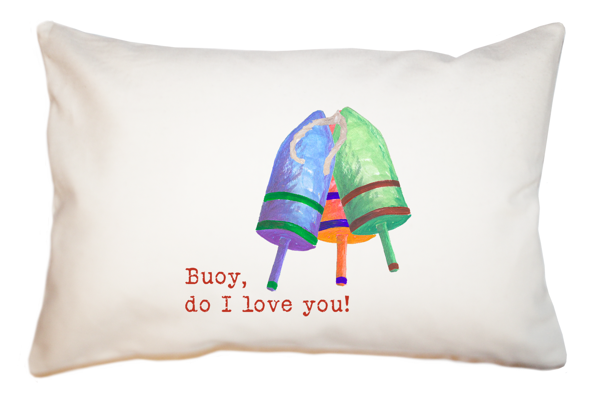 buoy do i love you large rectangle pillow