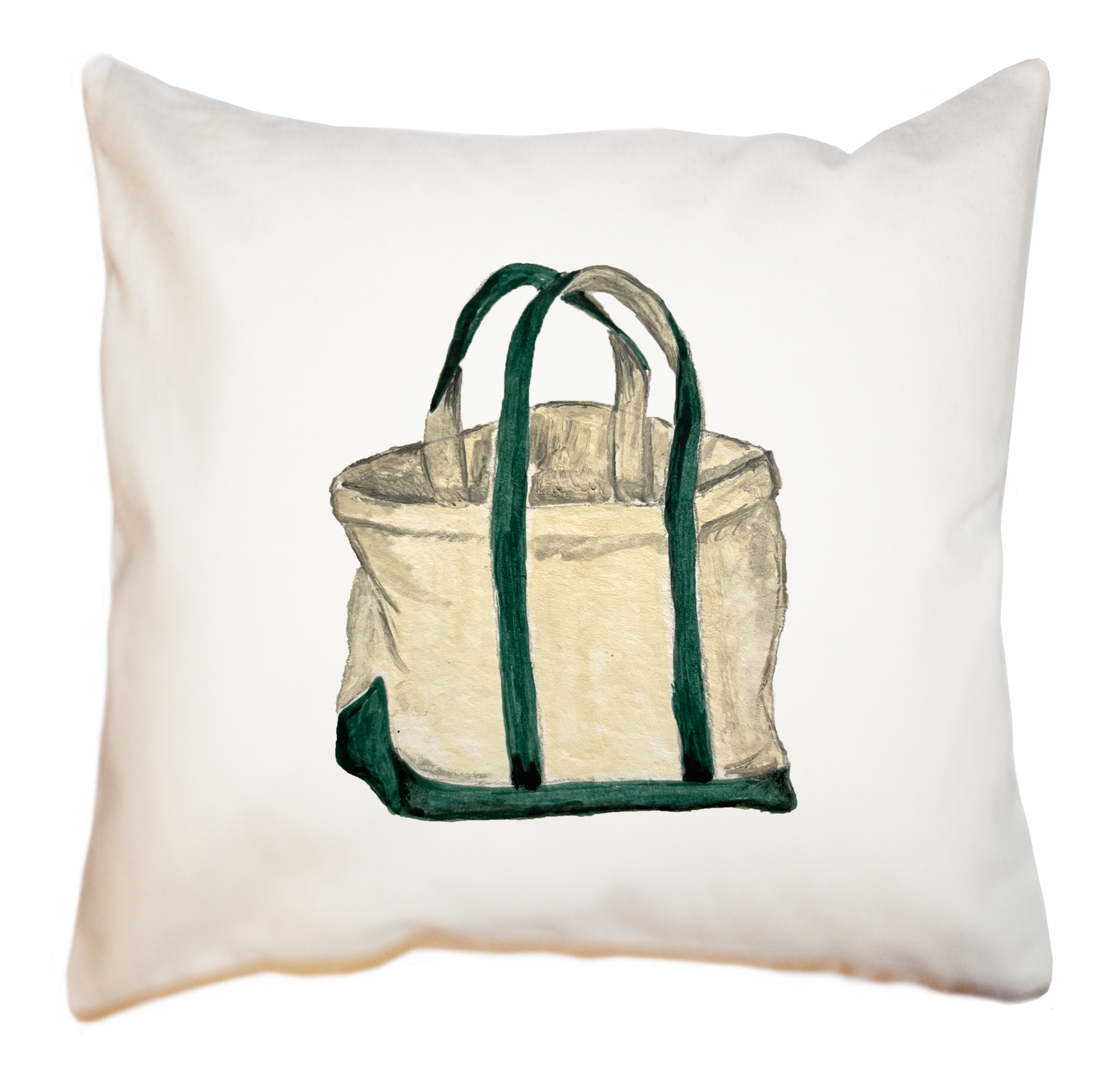boat tote square pillow