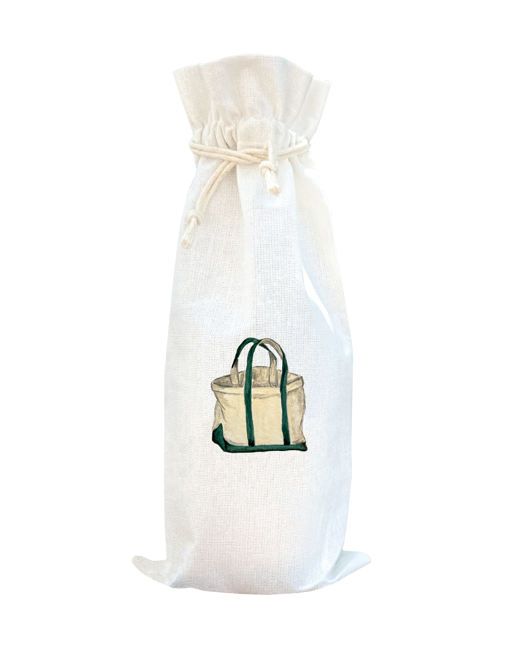 boat tote wine bag