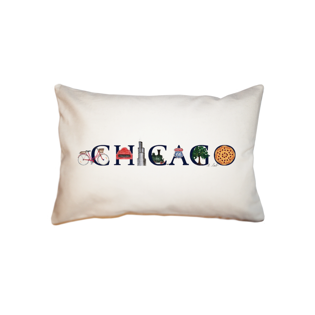 chicago small accent pillow