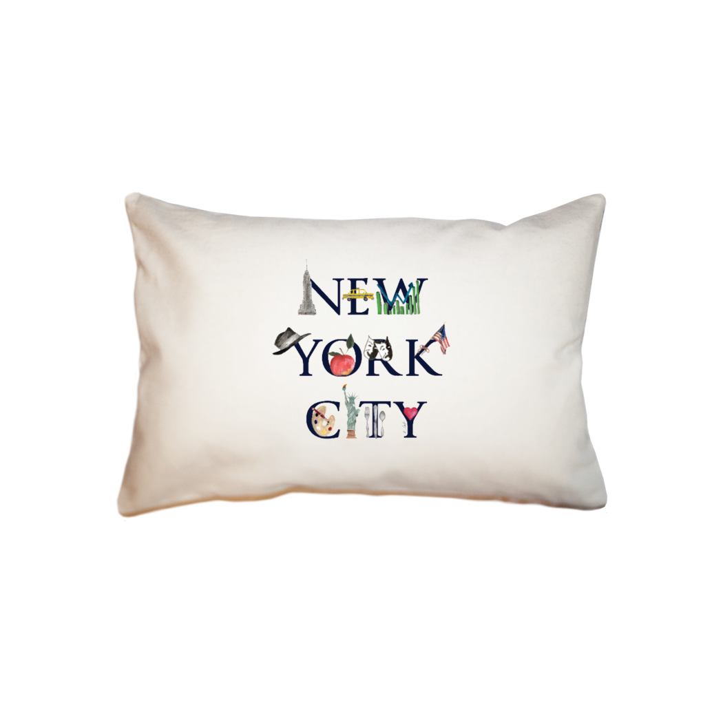 new york city small accent pillow