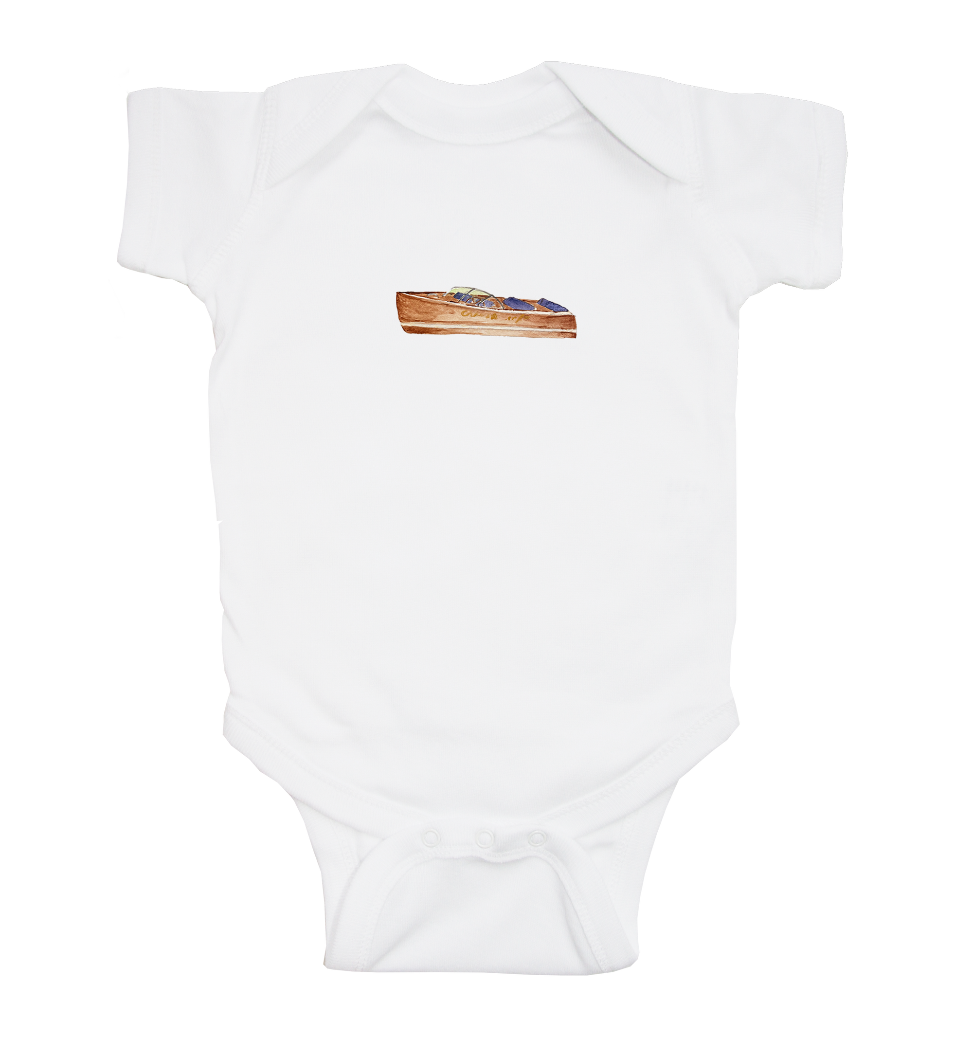 chris craft baby snap up short sleeve