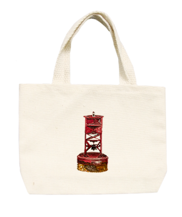 red bell buoy small tote