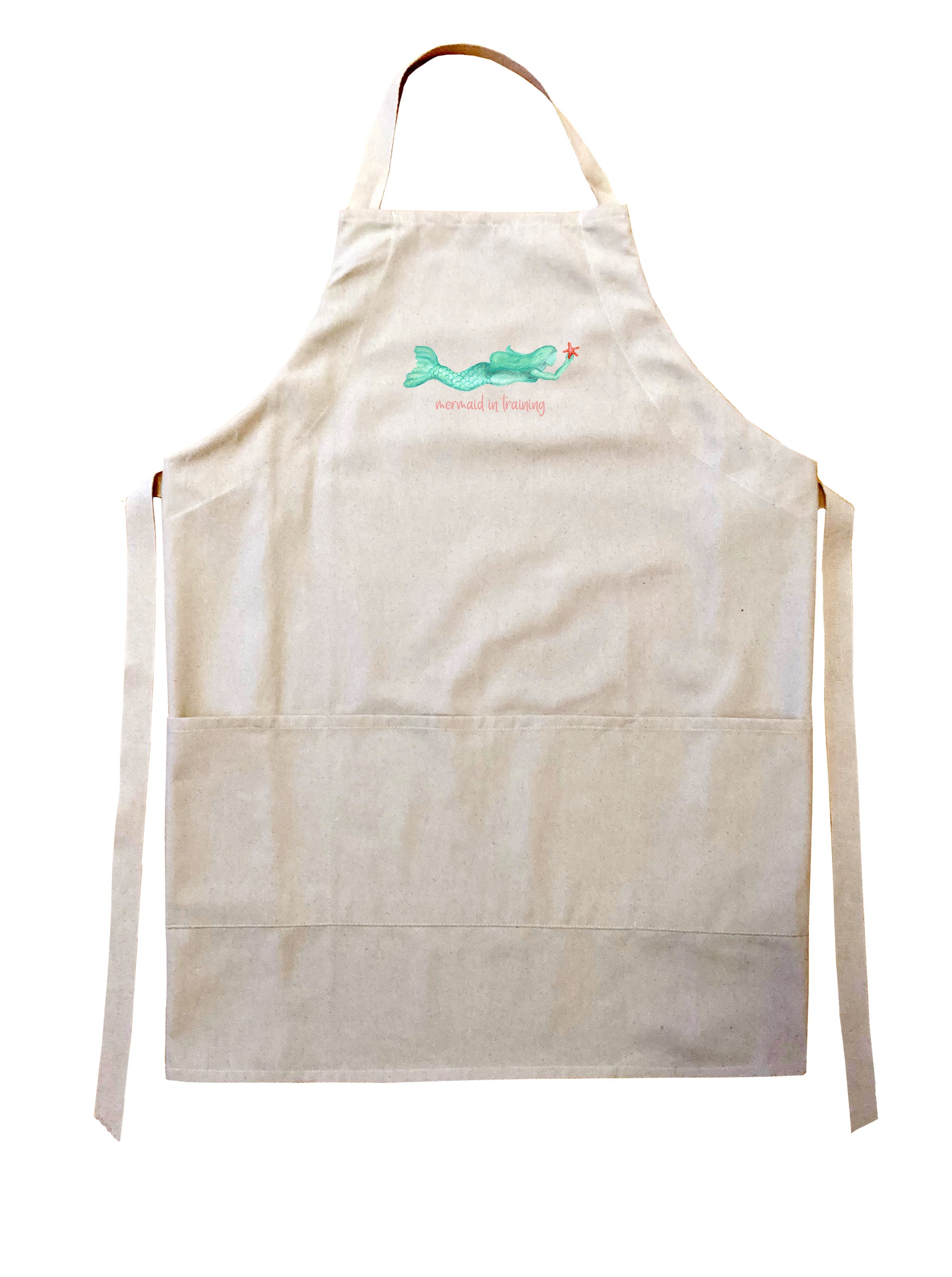 mermaid in training apron