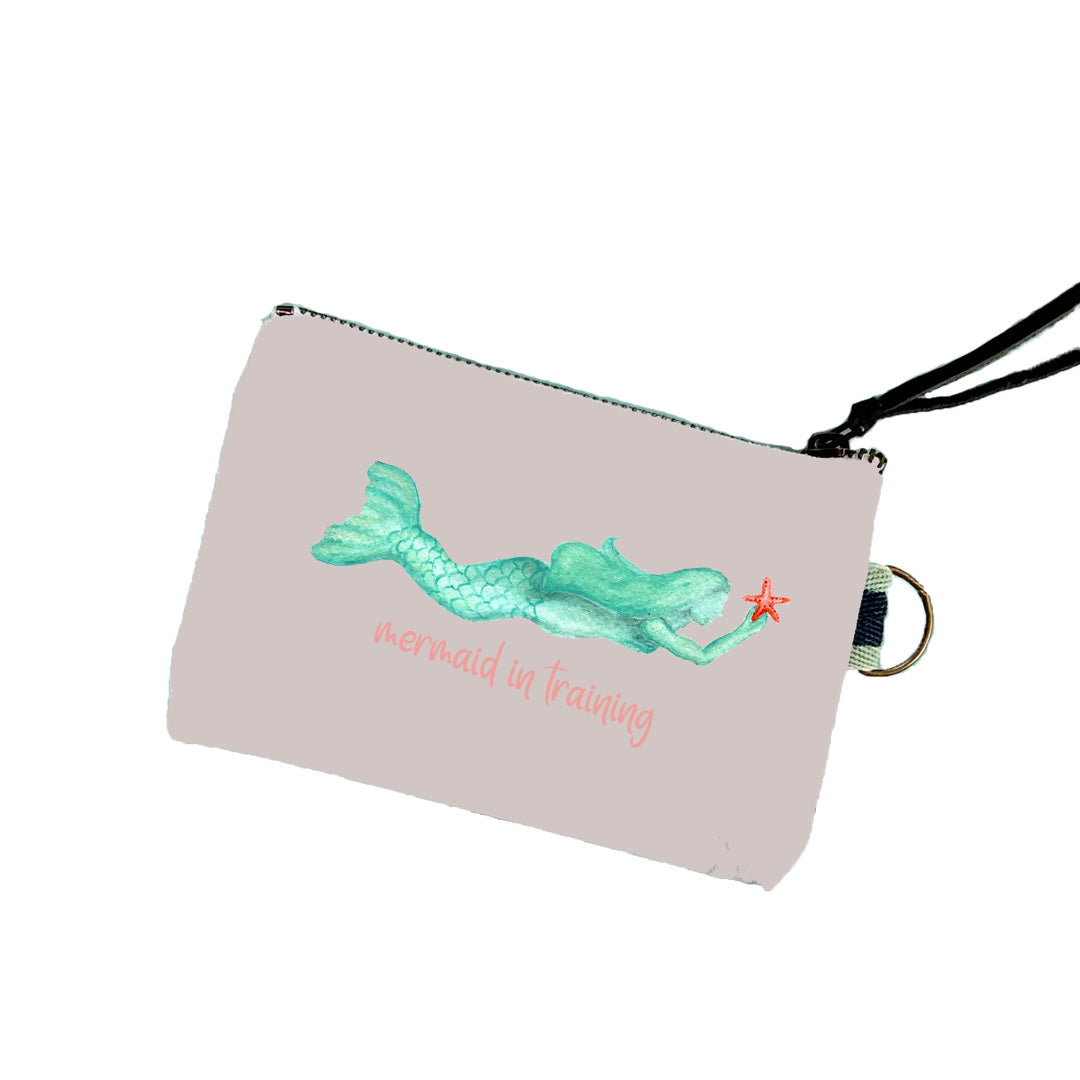 mermaid in training mini zip
