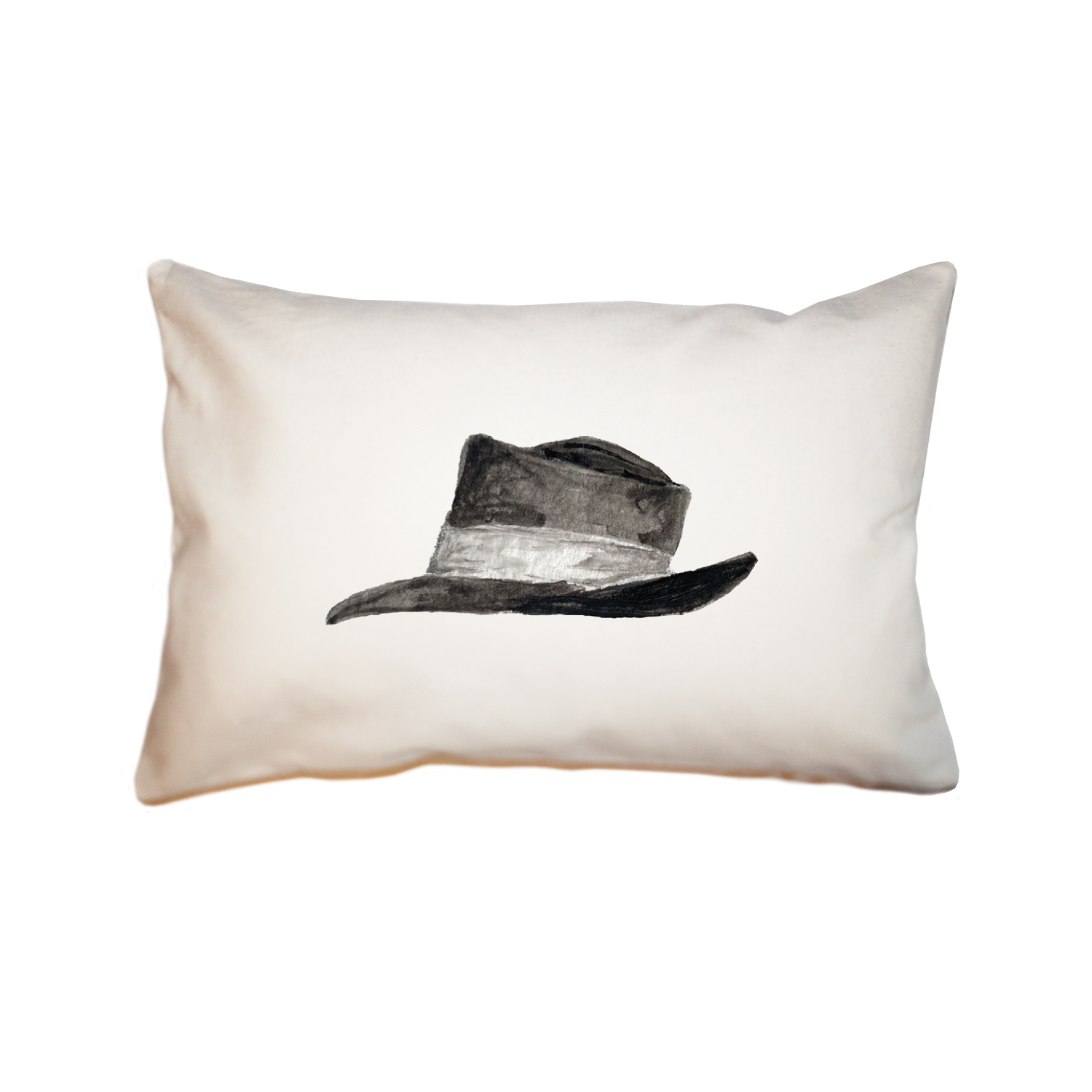 sinatra hat large rectangle pillow