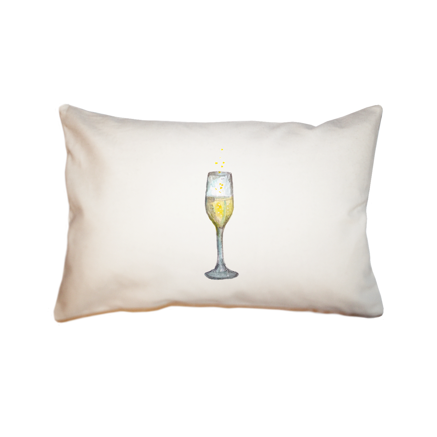 champagne 2024 rectangle pillow