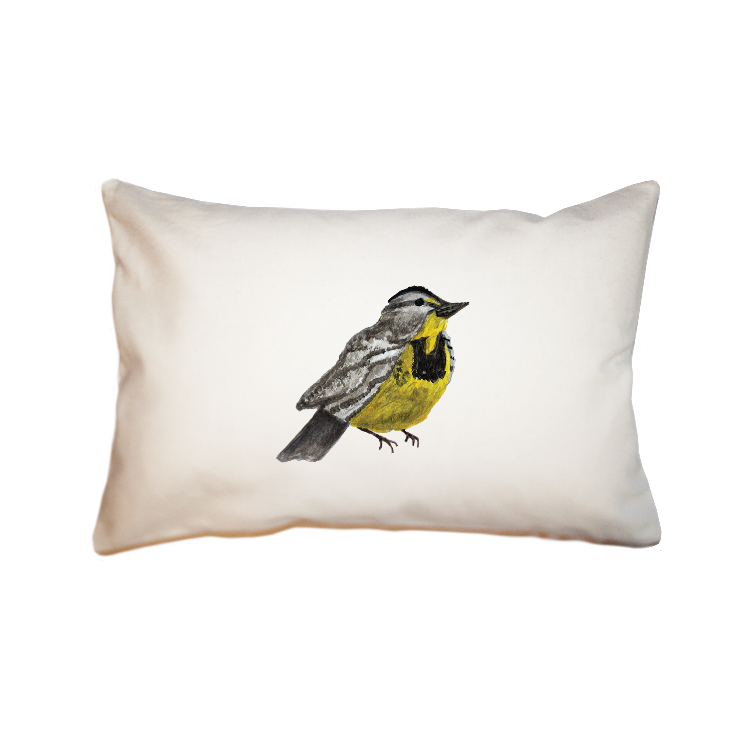 western meadowlark rectangle pillow