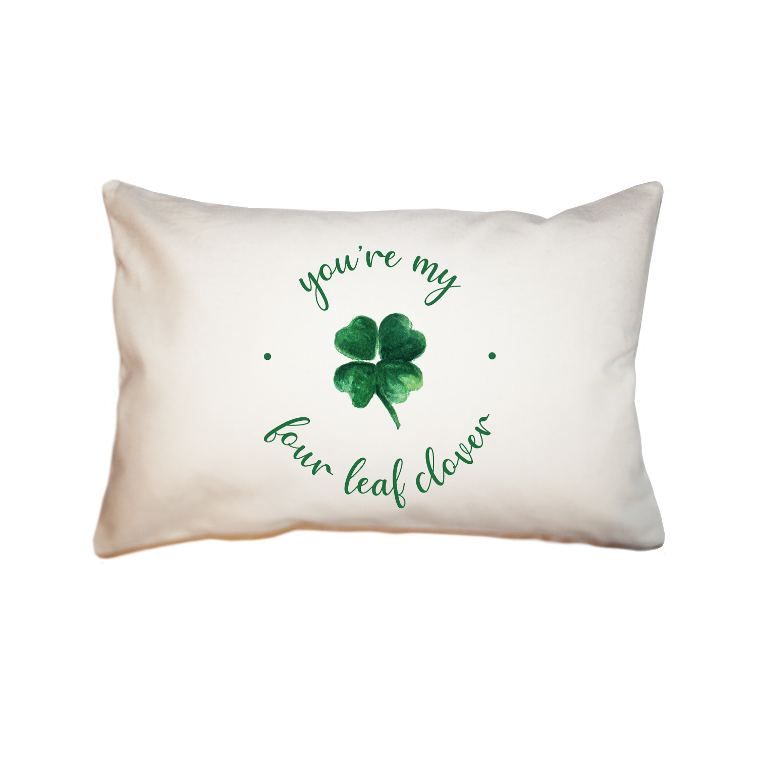 you're my four leaf clover rectangle pillow