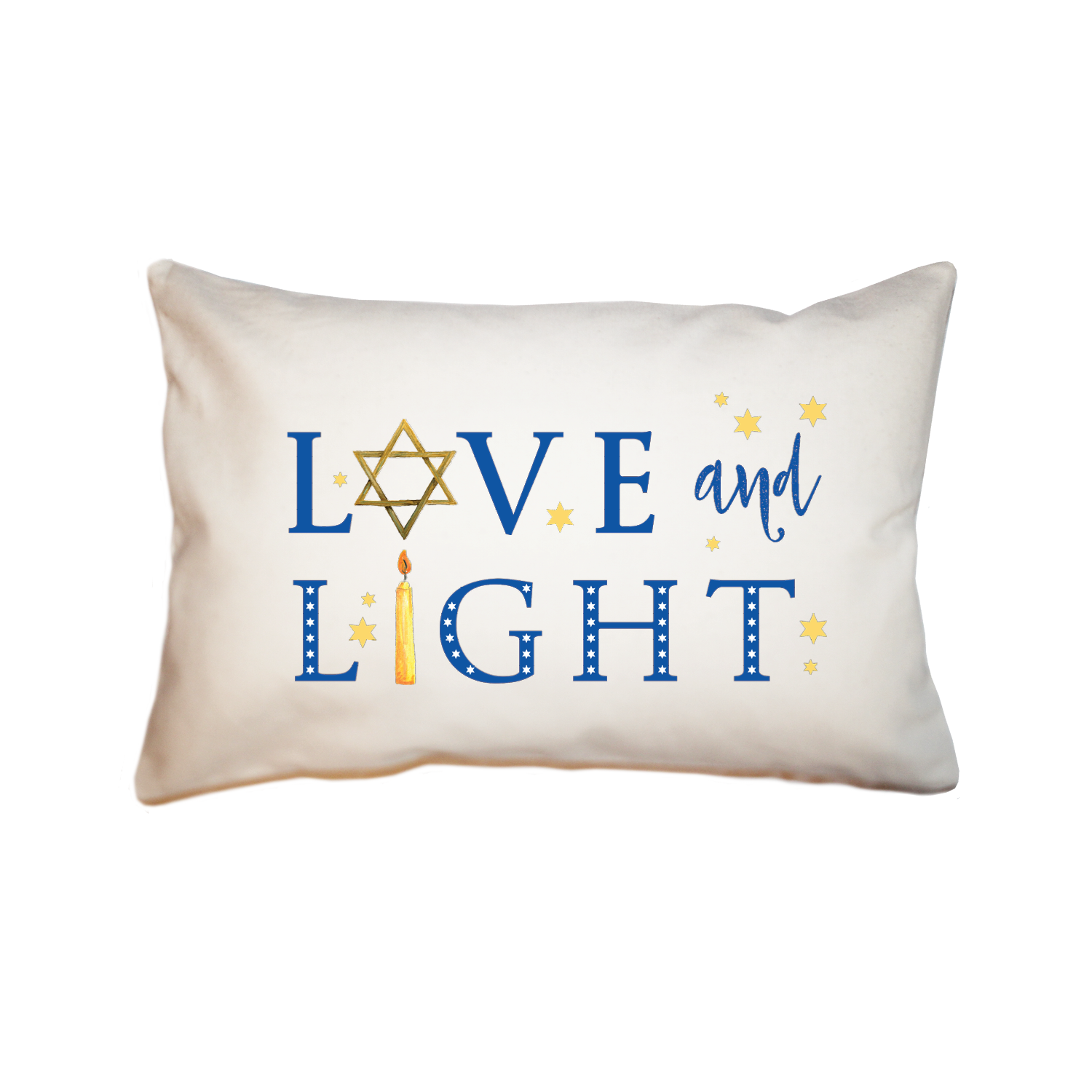 love and light rectangle pillow