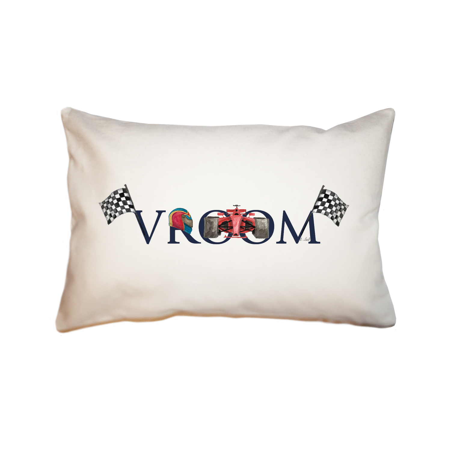 vroom large rectangle pillow
