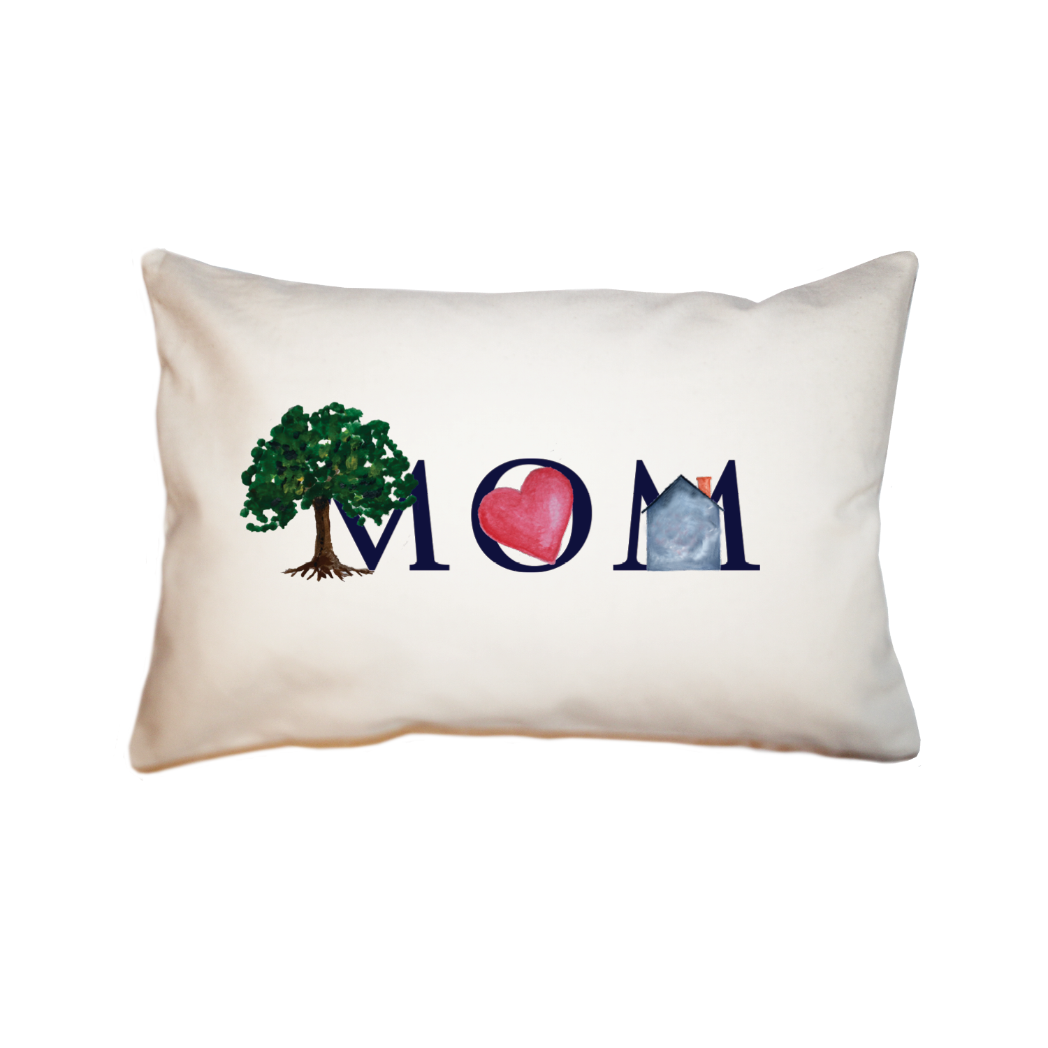 mom large rectangle pillow