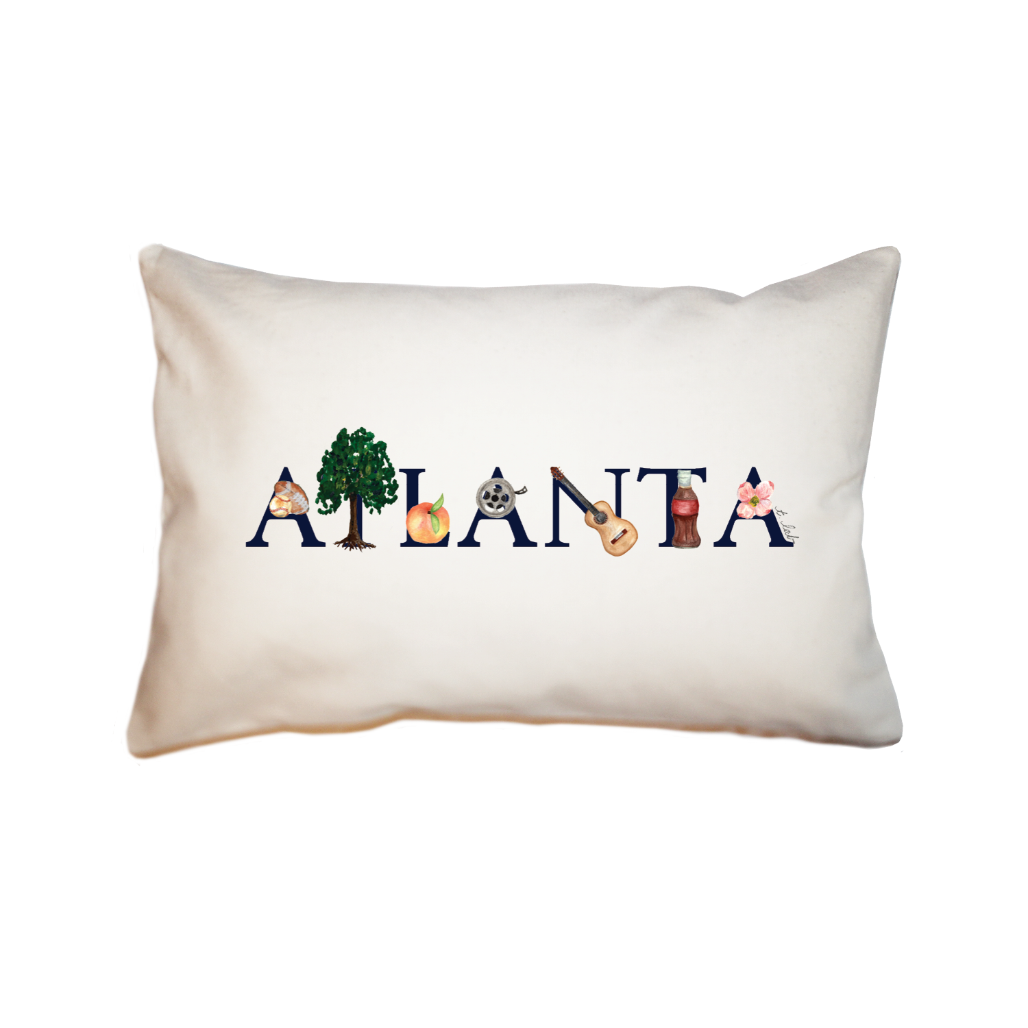 atlanta large rectangle pillow