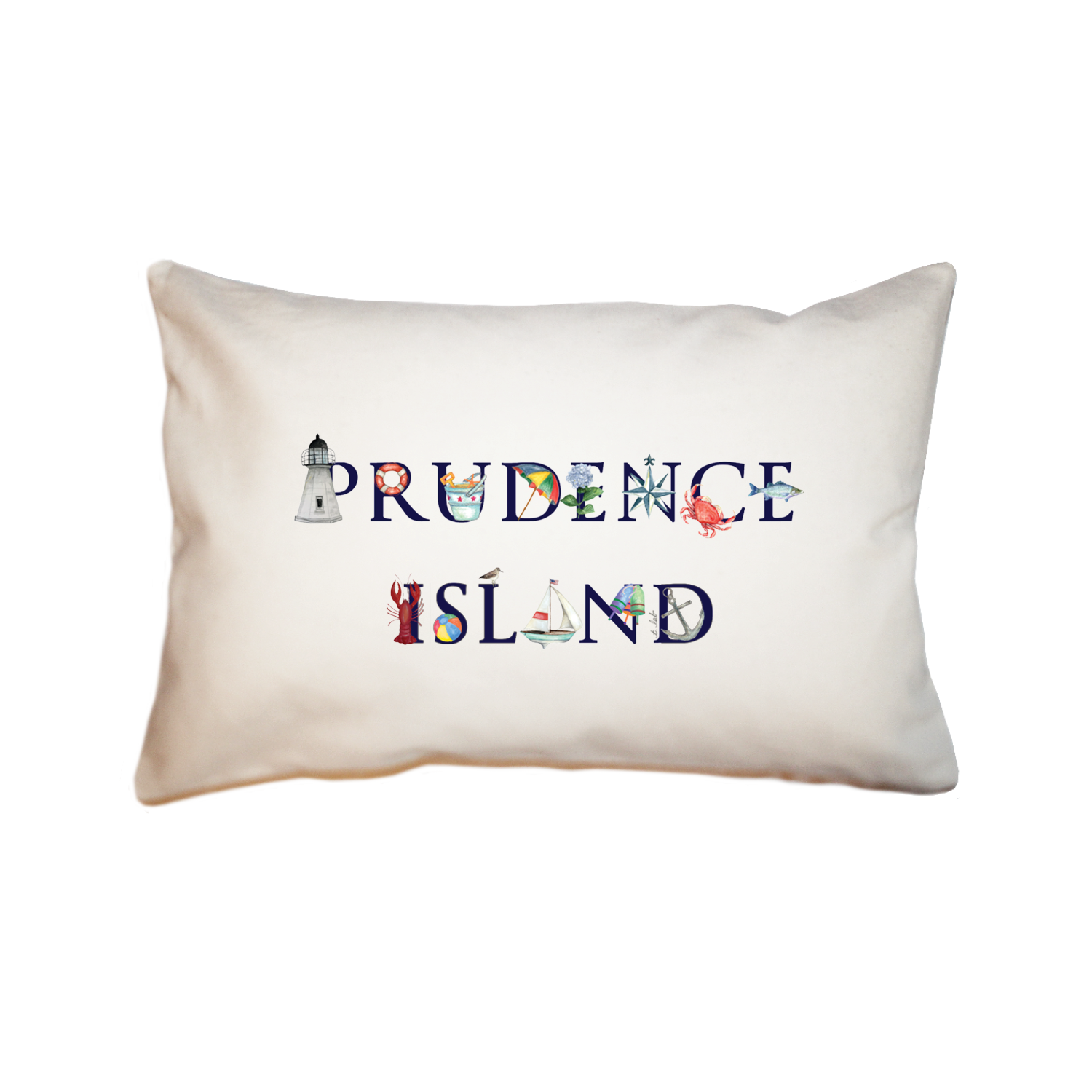 prudence island rectangle pillow