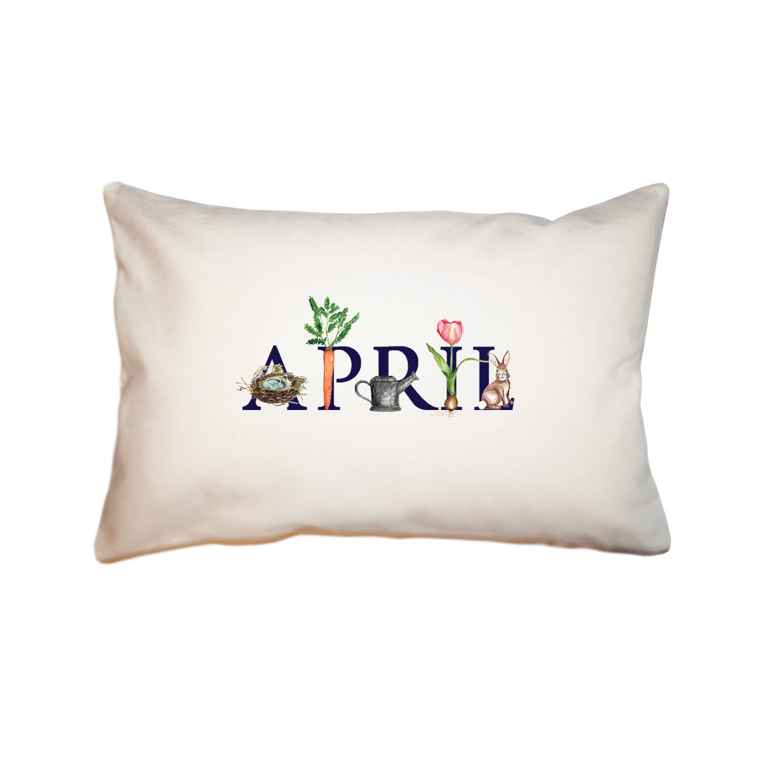 april rectangle pillow